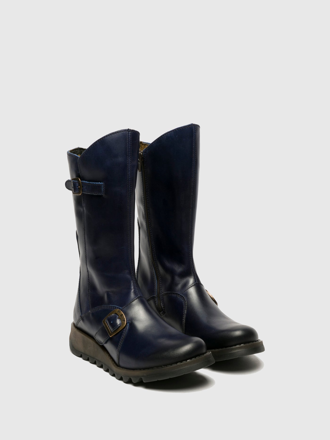 Blue Fly London Zip Up Boots MES 2 Women's Boots | 813607FYJ