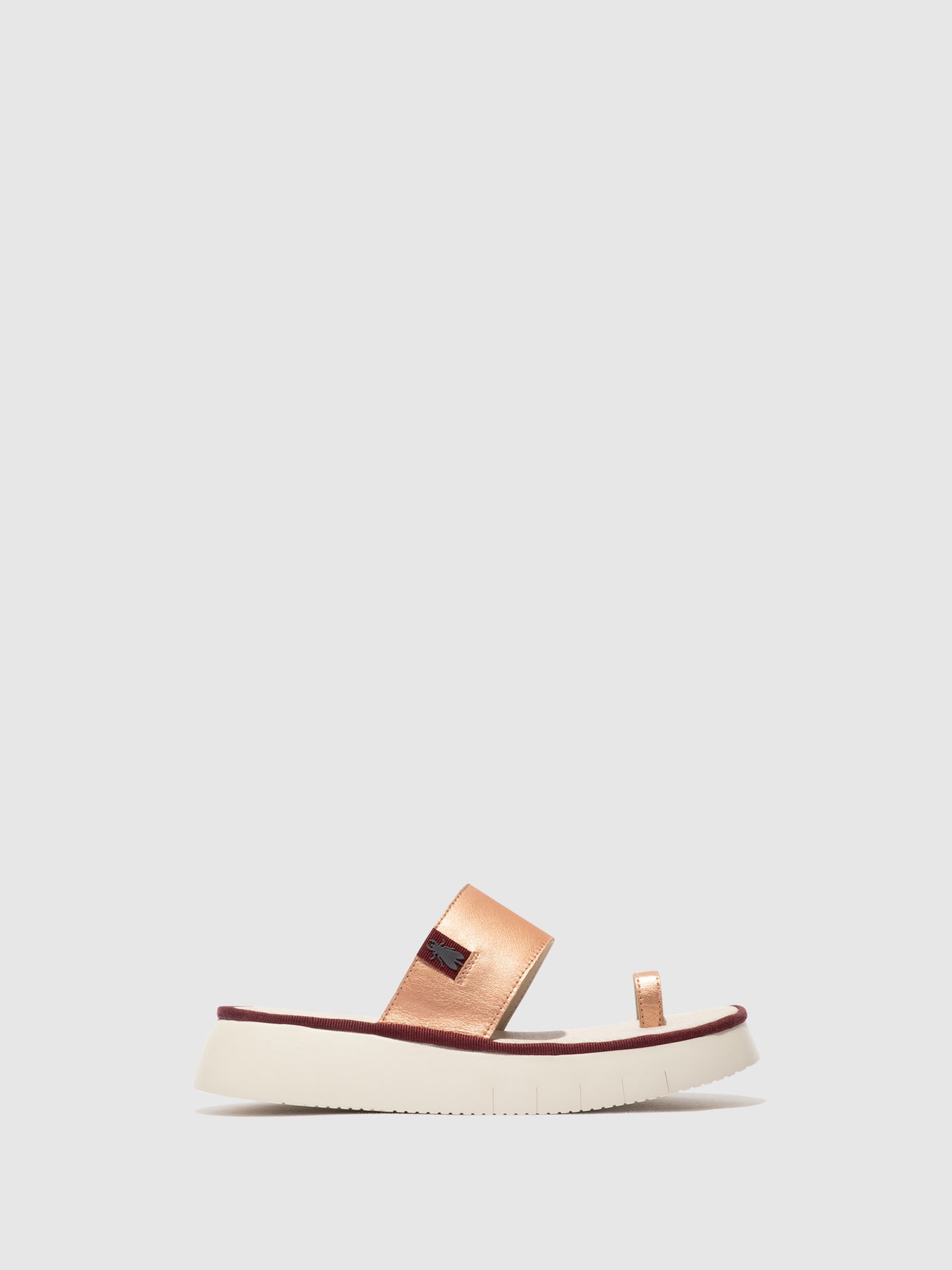 Blush Gold Fly London Slip-on Women\'s Mules | 408912TBM