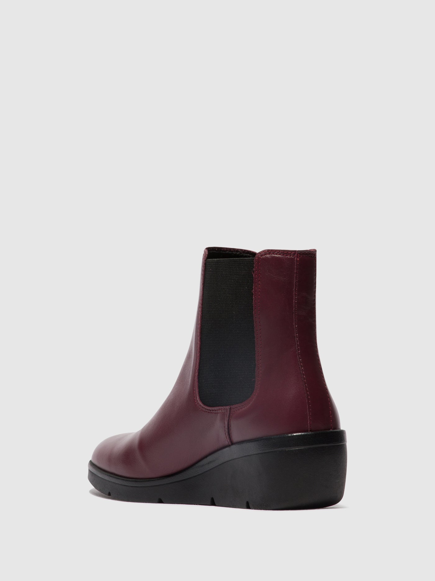 Bordeaux Fly London Chelsea Boots Women's Ankle Boots | 987536QSN