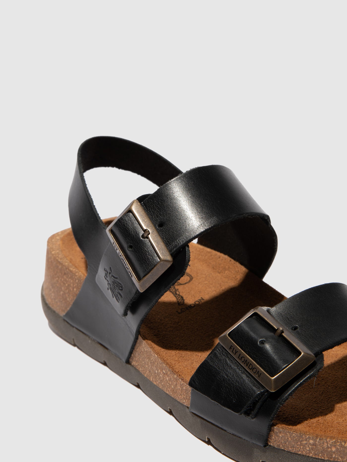 Bridle Black Fly London Buckle Sandals Women's Sandals | 428507BRE