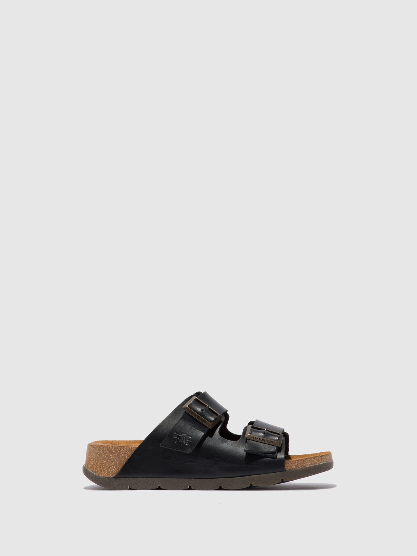 Bridle Black Fly London Open Toe Women\'s Mules | 503472YKQ