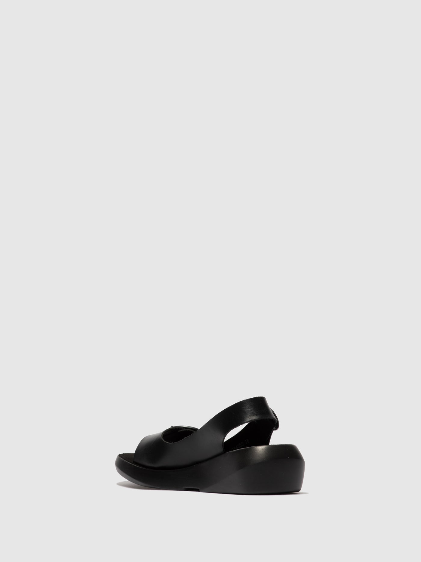 Bridle Black Fly London Sling-Back Sandals Women's Sandals | 497801KZU