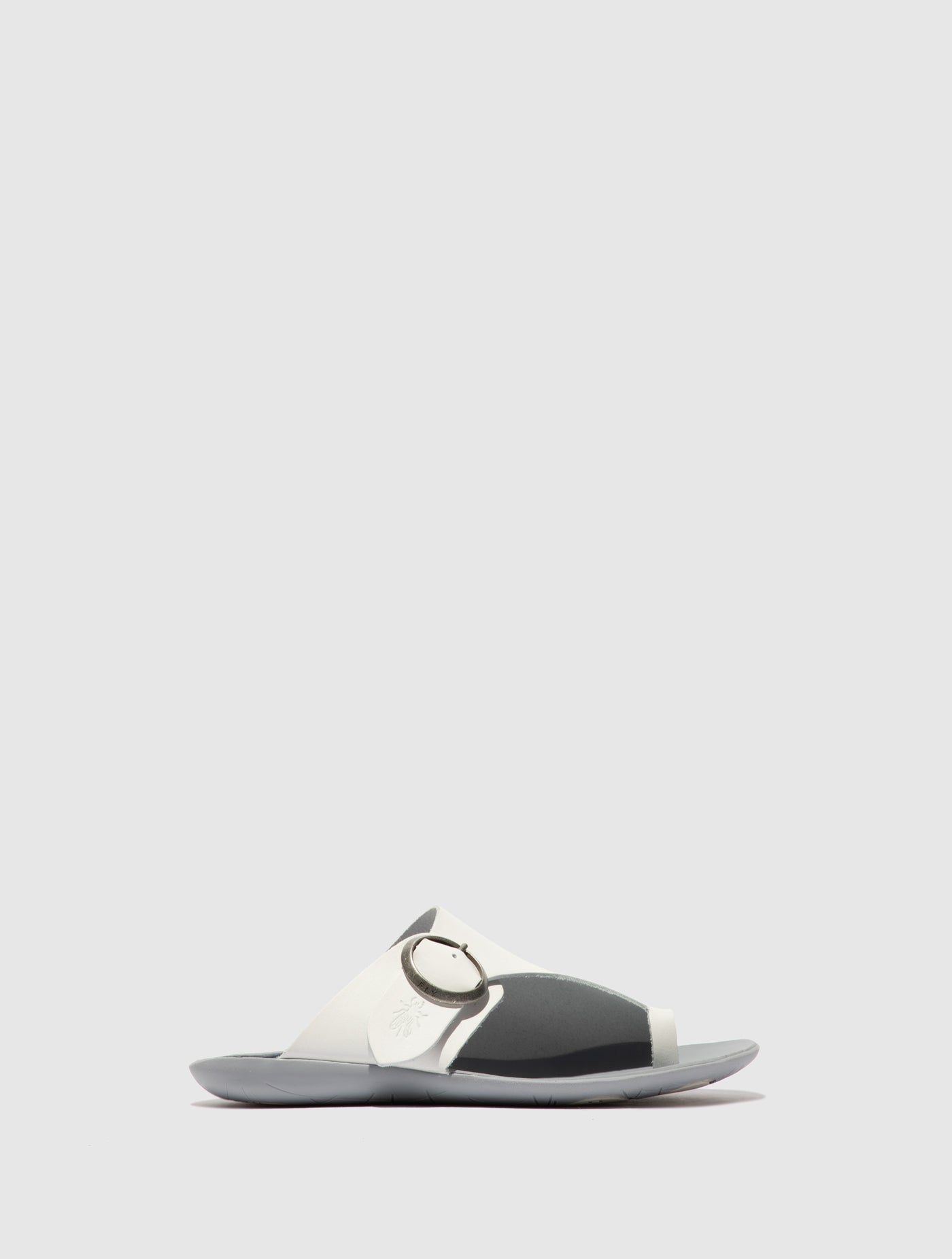 Bridle Off White Fly London Open Toe Women's Mules | 967325FBK