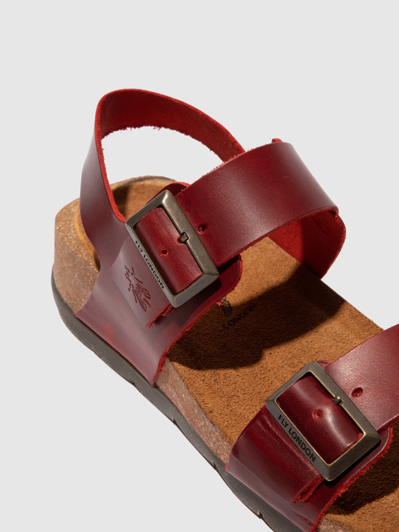 Bridle Red Fly London Buckle Sandals Women's Sandals | 923750EFZ
