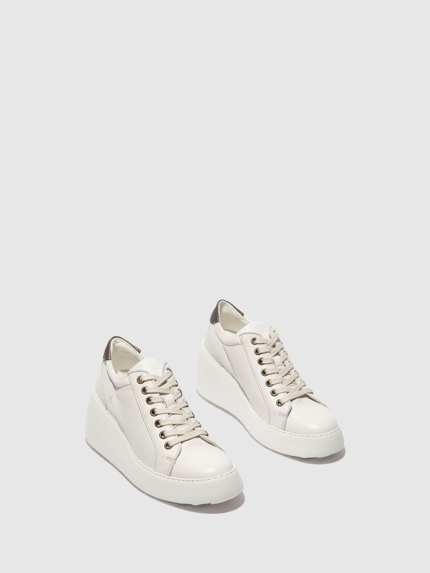 Brito White Fly London Lace-up Men's Sneakers | 576243GOT