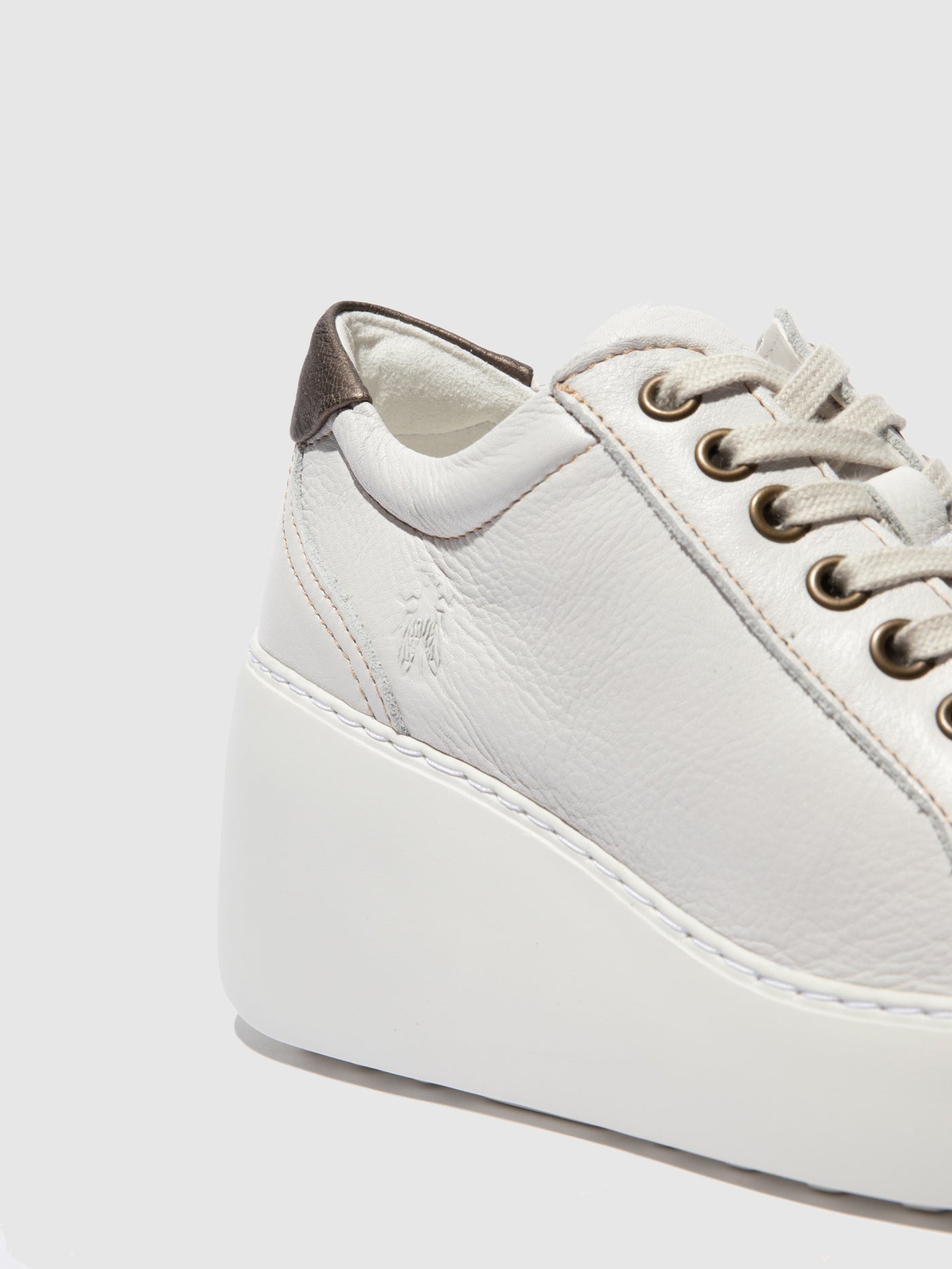 Brito White Fly London Lace-up Men's Sneakers | 576243GOT