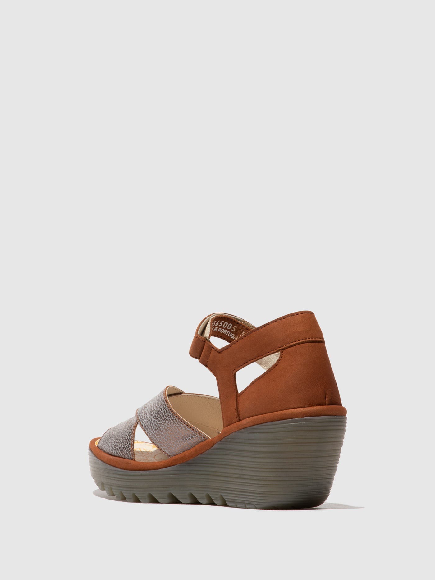 Bronze/Tan Fly London Ankle Strap Sandals Women's Sandals | 618973MSQ