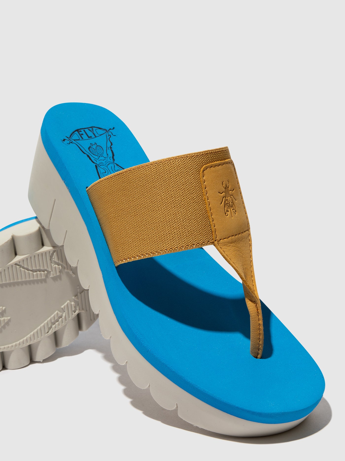 Bumblebbe Fly London Slip-on Women's Mules | 591278KBL