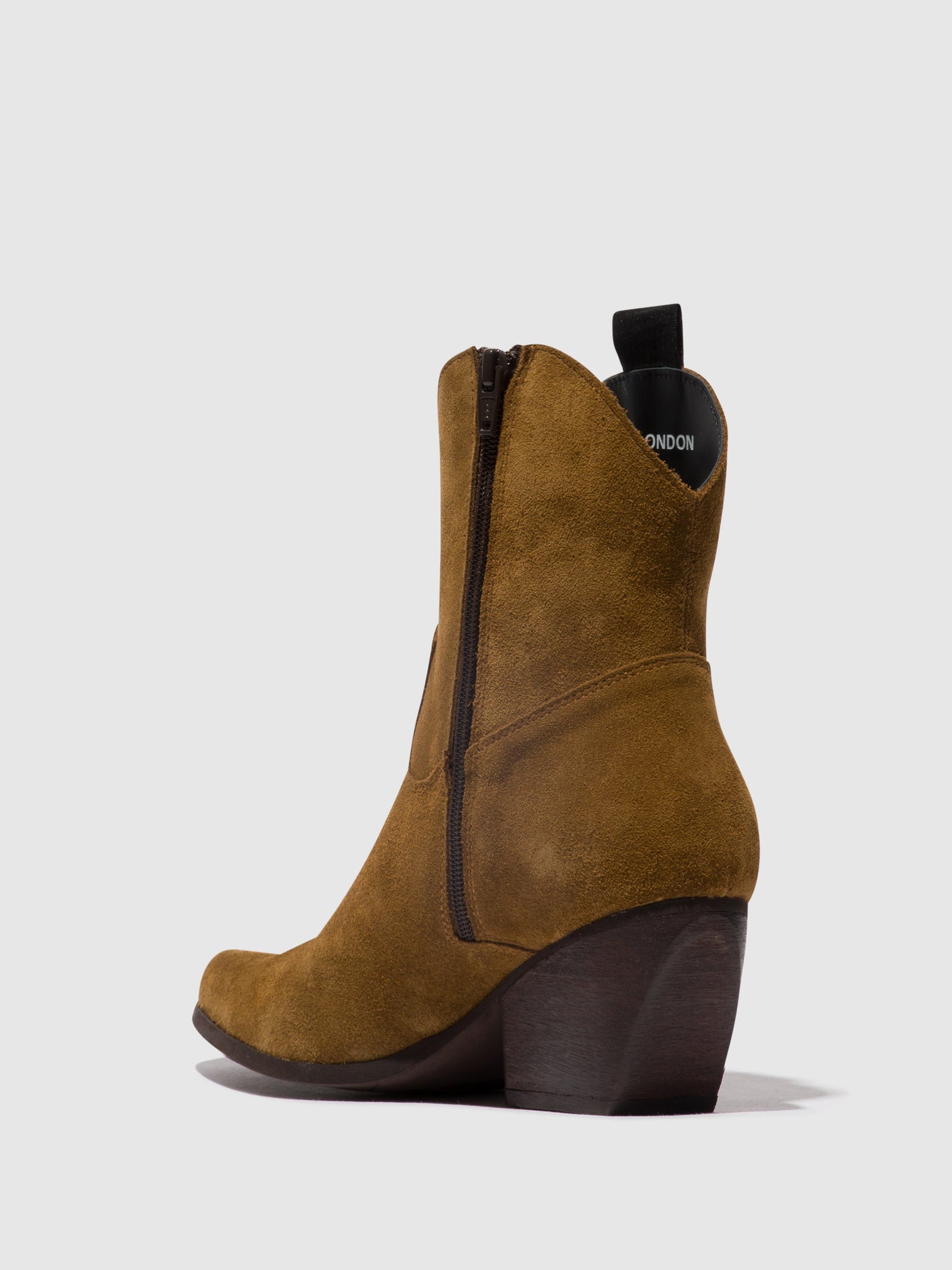 Camel Fly London Zip Up Boots Women's Ankle Boots | 057492CKF