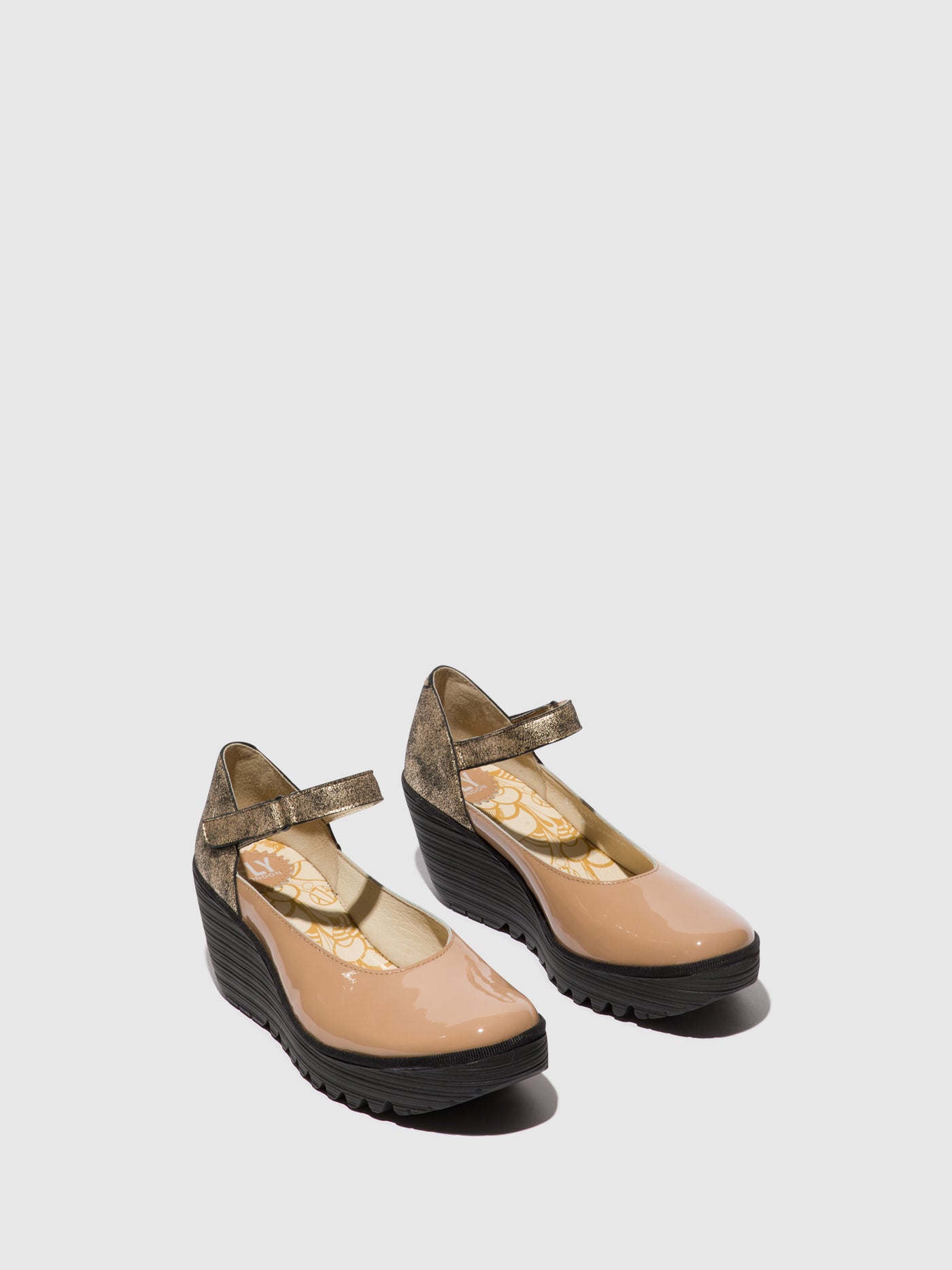 Capuccino/Champagne Fly London Mary Jane Shoes Women's Mary Jane Shoes | 217035MFK
