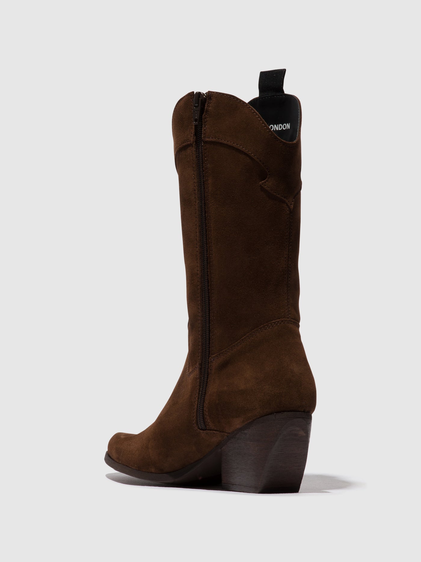Chocolate Fly London Zip Up Boots Women's Boots | 649531EUT
