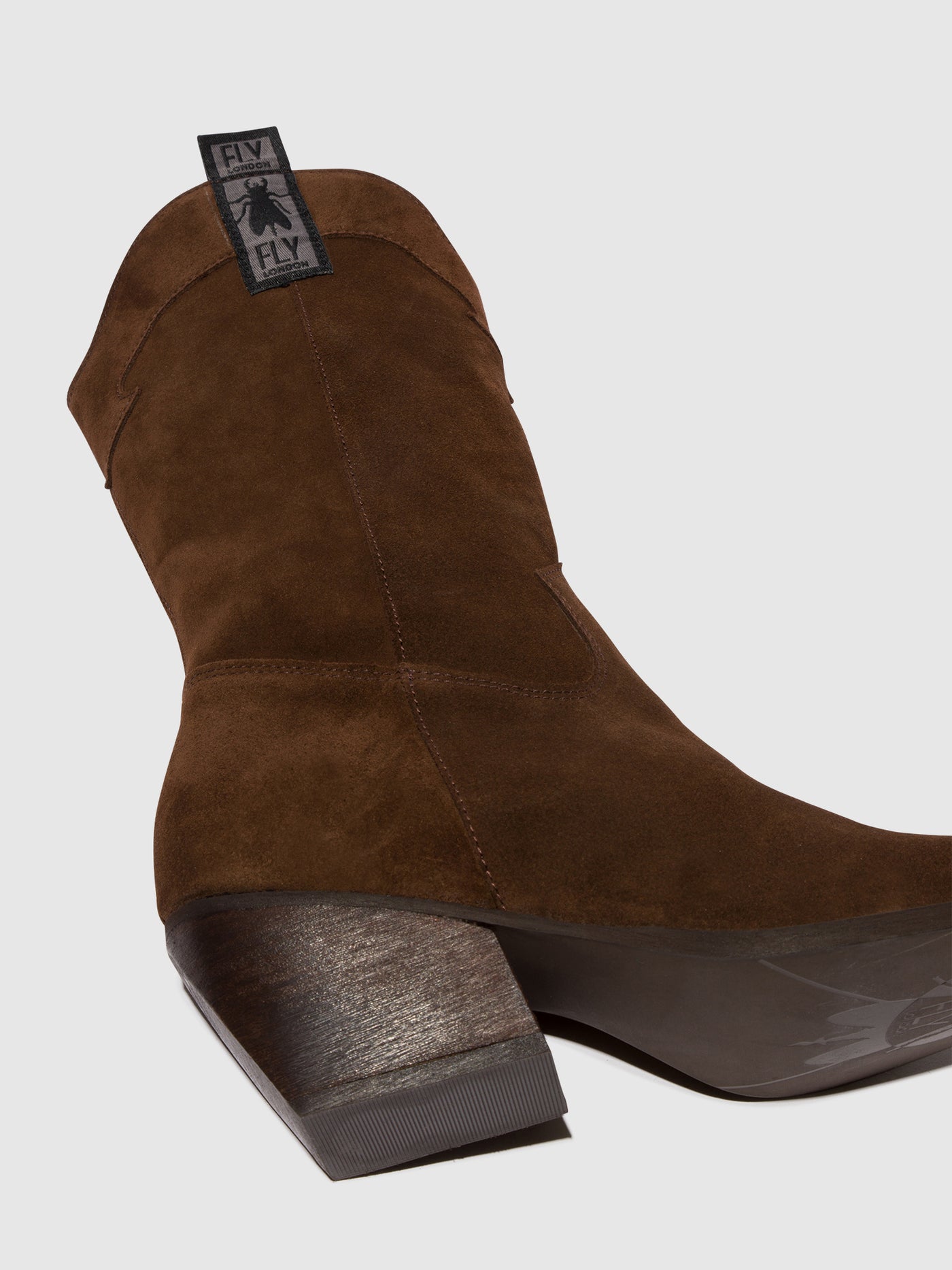 Chocolate Fly London Zip Up Boots Women's Boots | 649531EUT