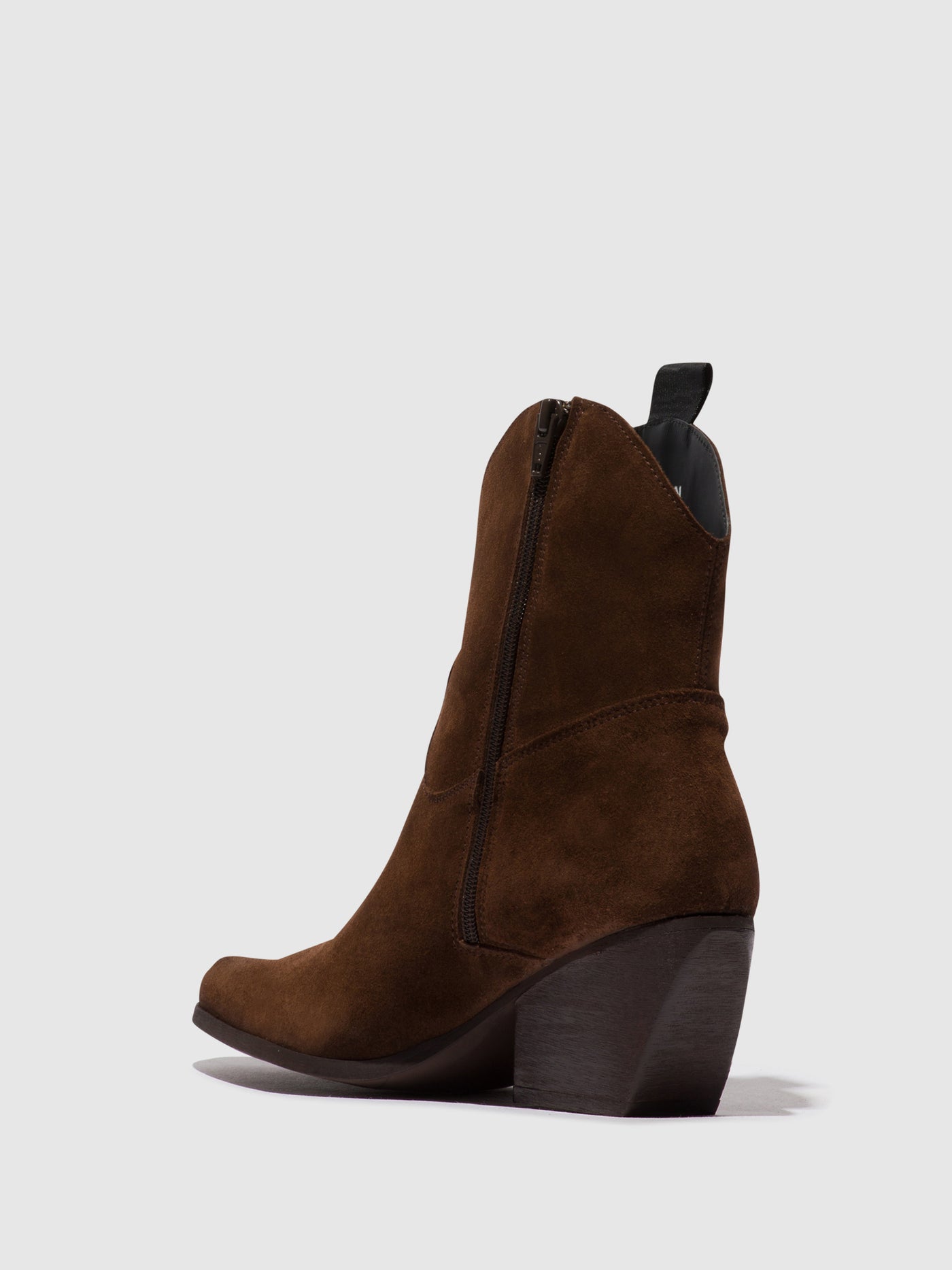 Chocolate Fly London Zip Up Boots Women's Ankle Boots | 761983ZGF