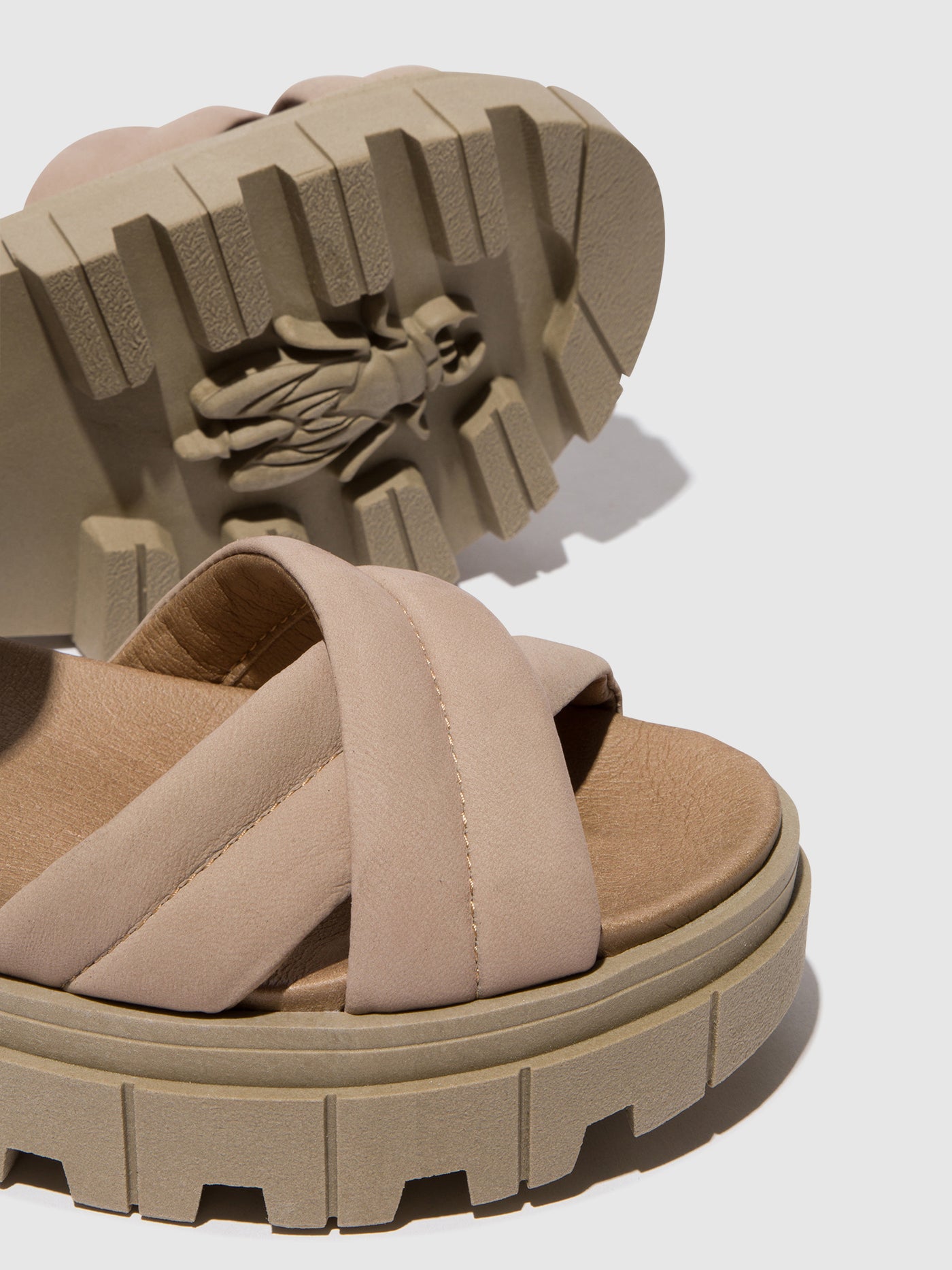 Concrete Fly London Sling-Back Women's Sandals | 041962YLH