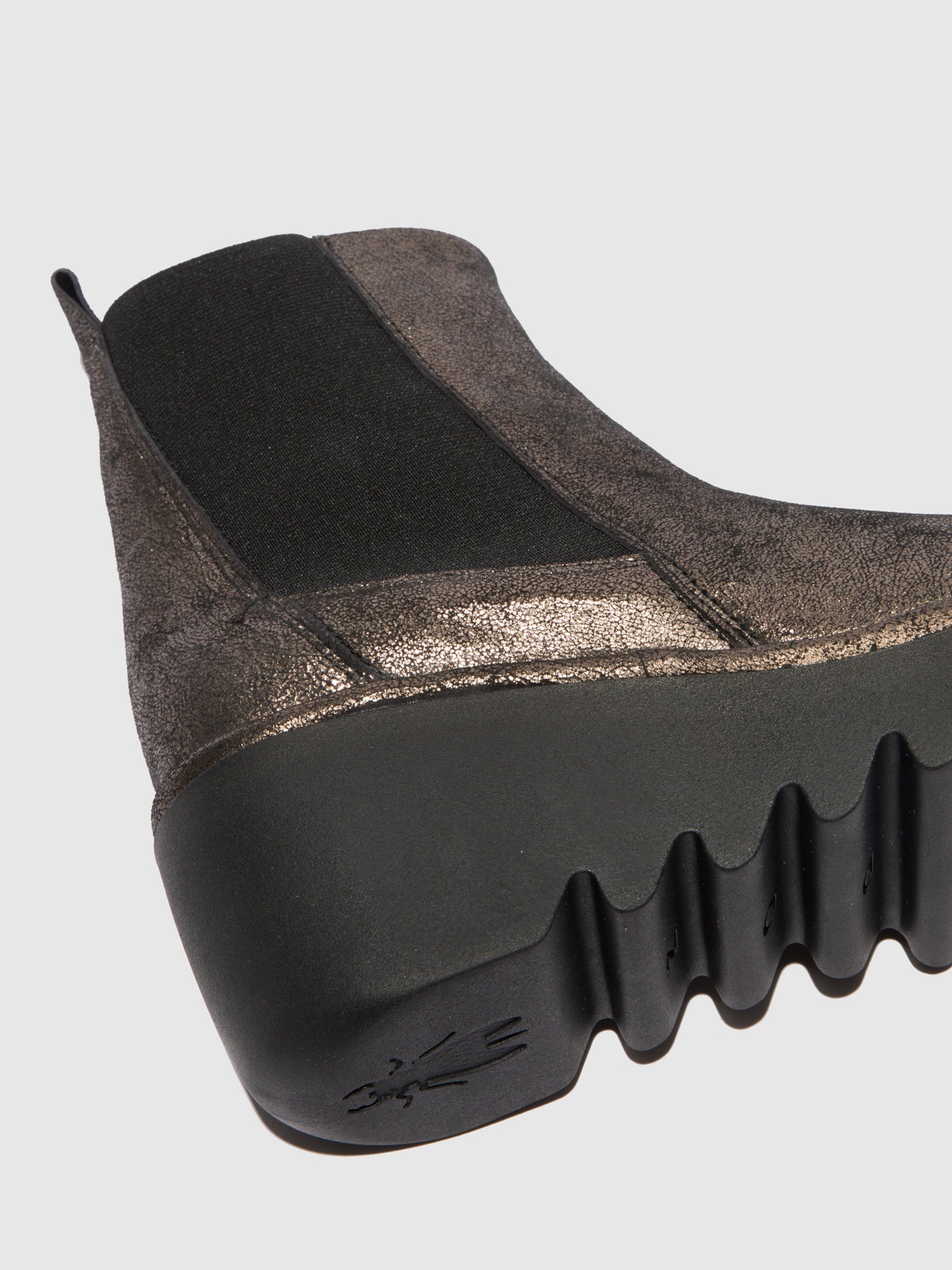 Cool Graphite Fly London Chelsea Boots Women's Ankle Boots | 967405BVZ