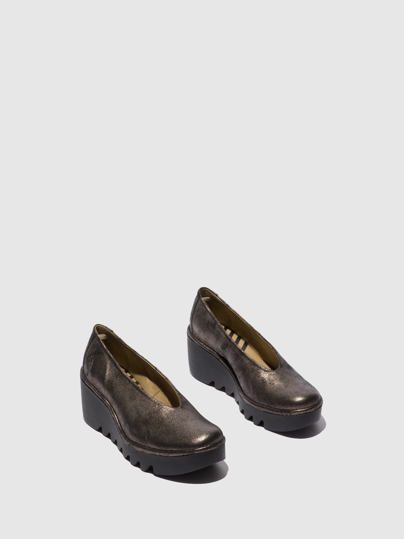 Cool Graphite Fly London Slip-on Shoes Women's Slip on | 720184HTC