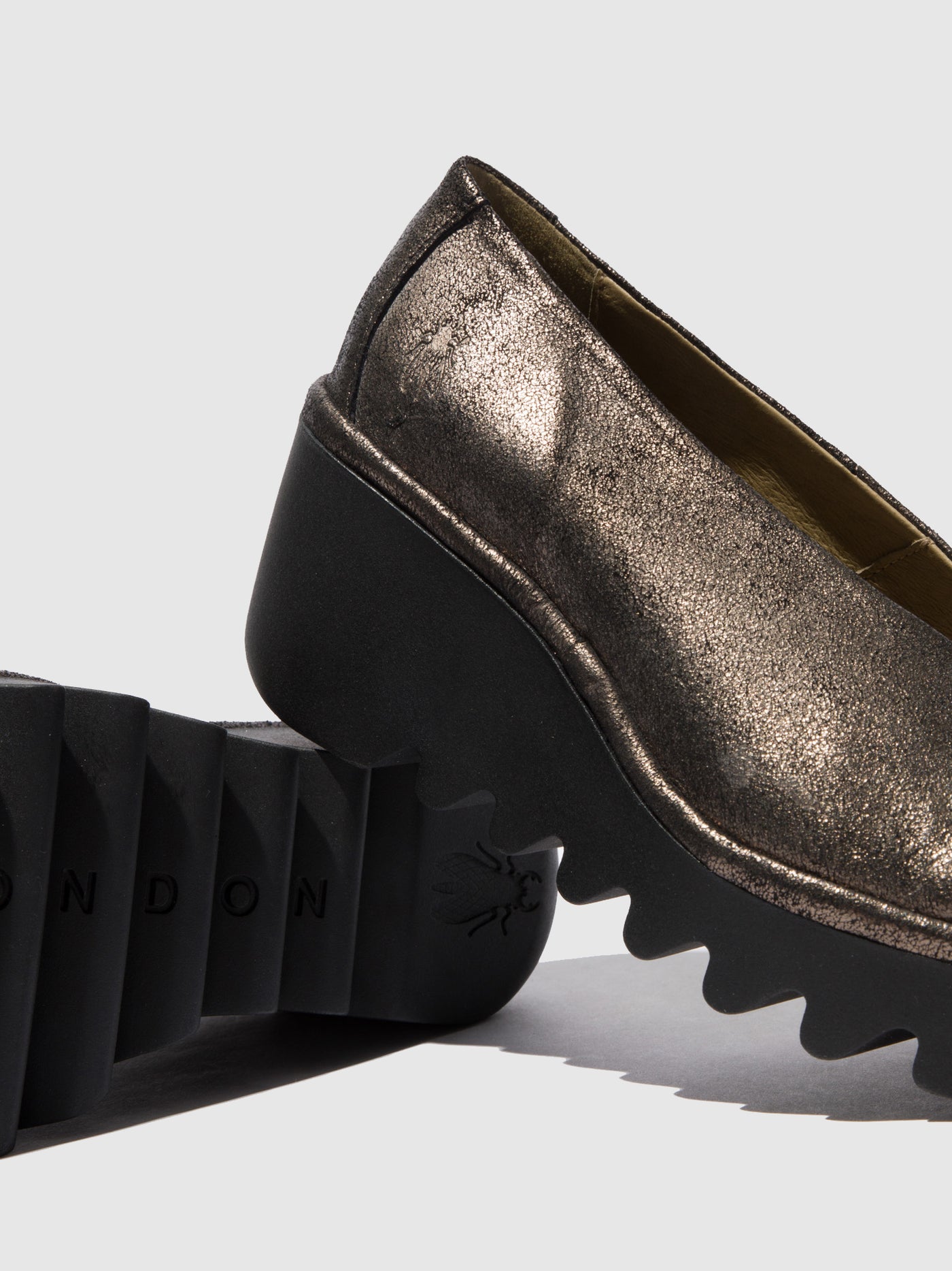 Cool Graphite Fly London Slip-on Shoes Women's Slip on | 720184HTC