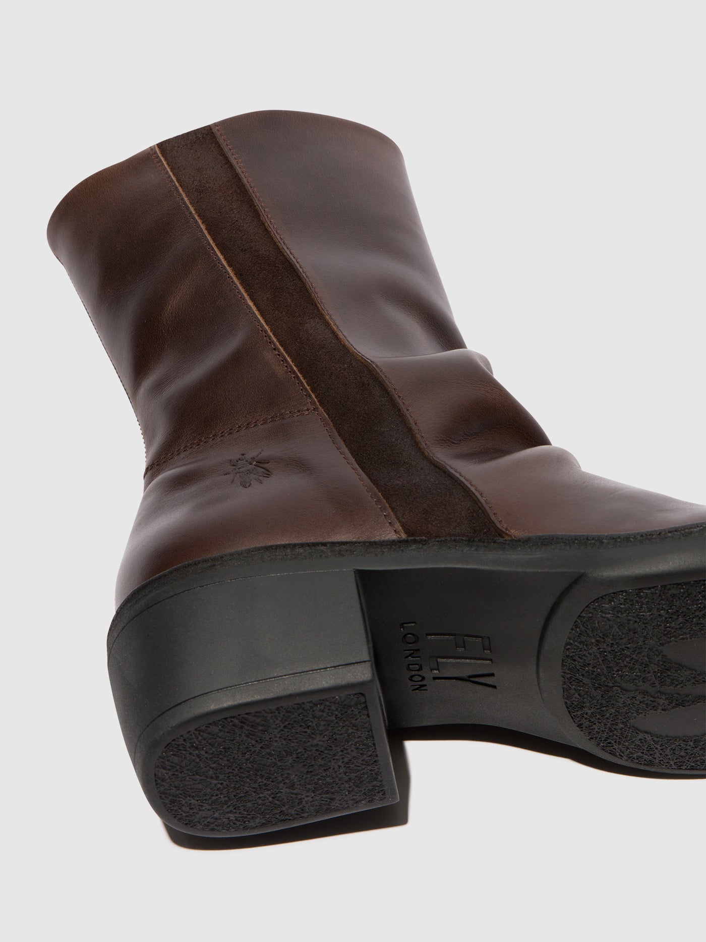 DarkBrown/Expresso Fly London Zip Up Boots Women's Boots | 410978ERD