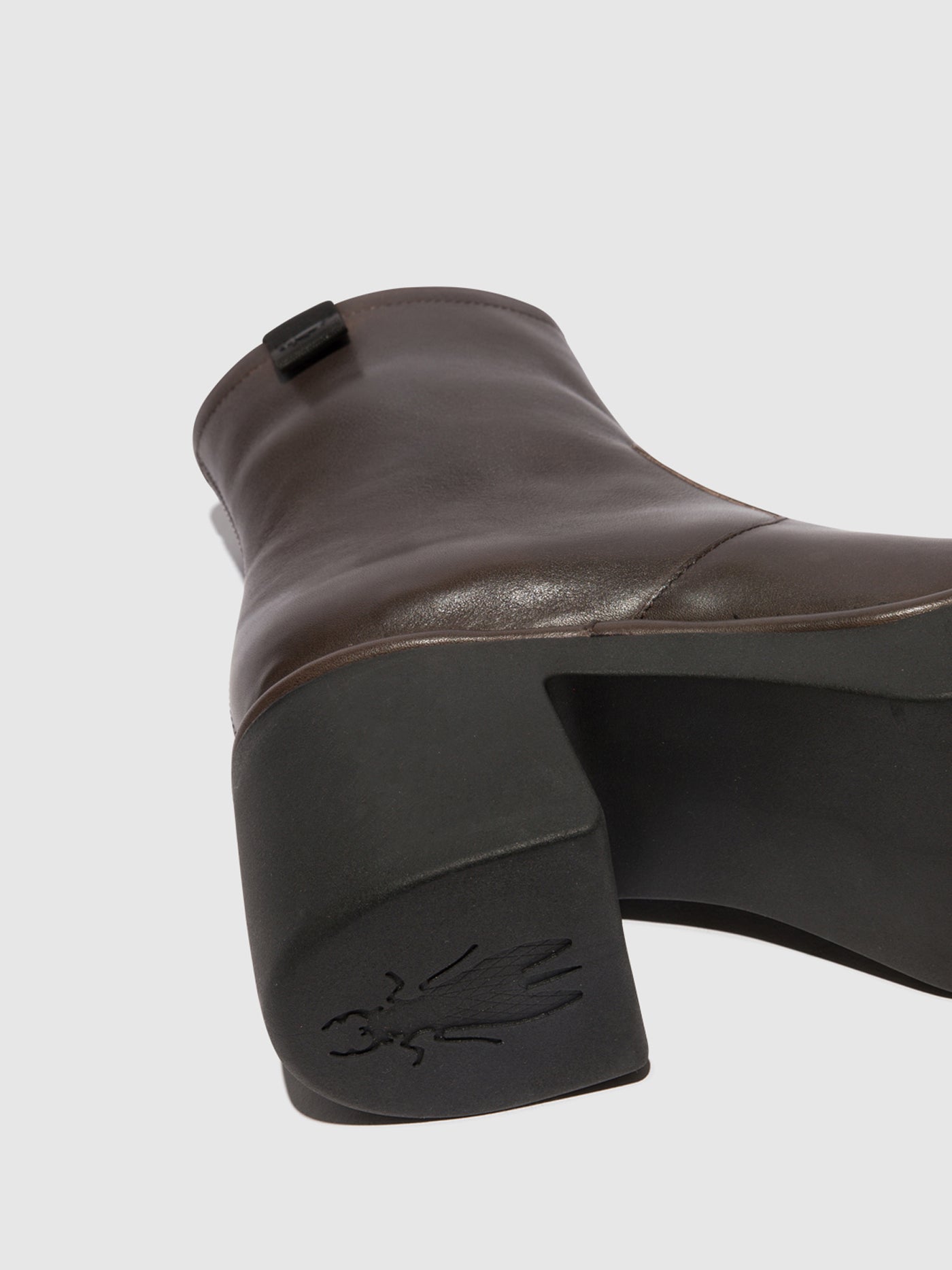 DarkTaupe Fly London Zip Up Boots Women's Ankle Boots | 019438MWQ