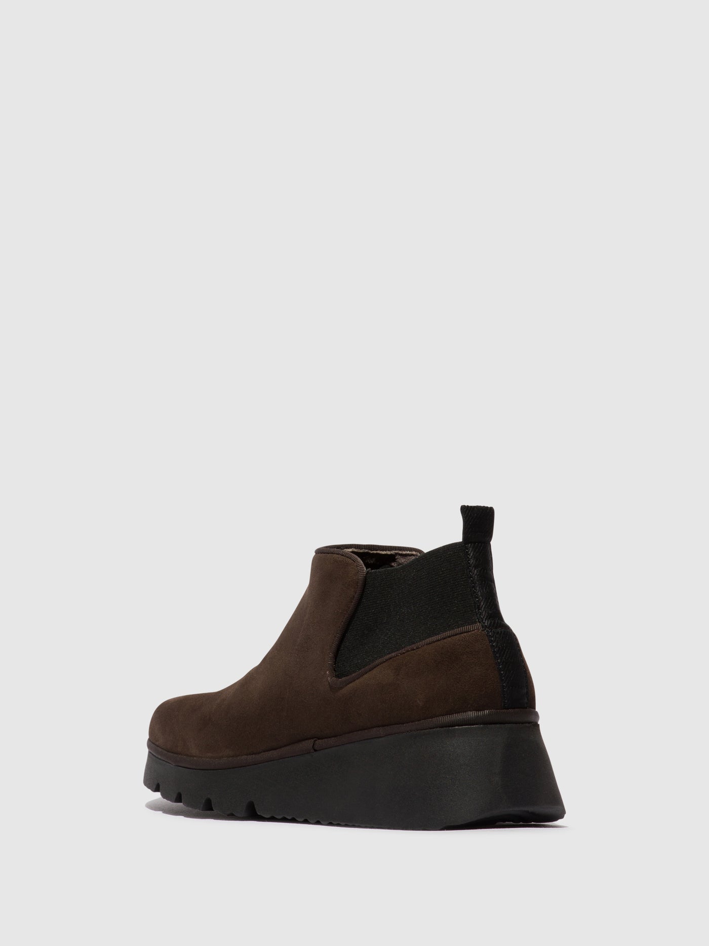 Dark Taupe Fly London Elasticated Women's Ankle Boots | 473258BLI