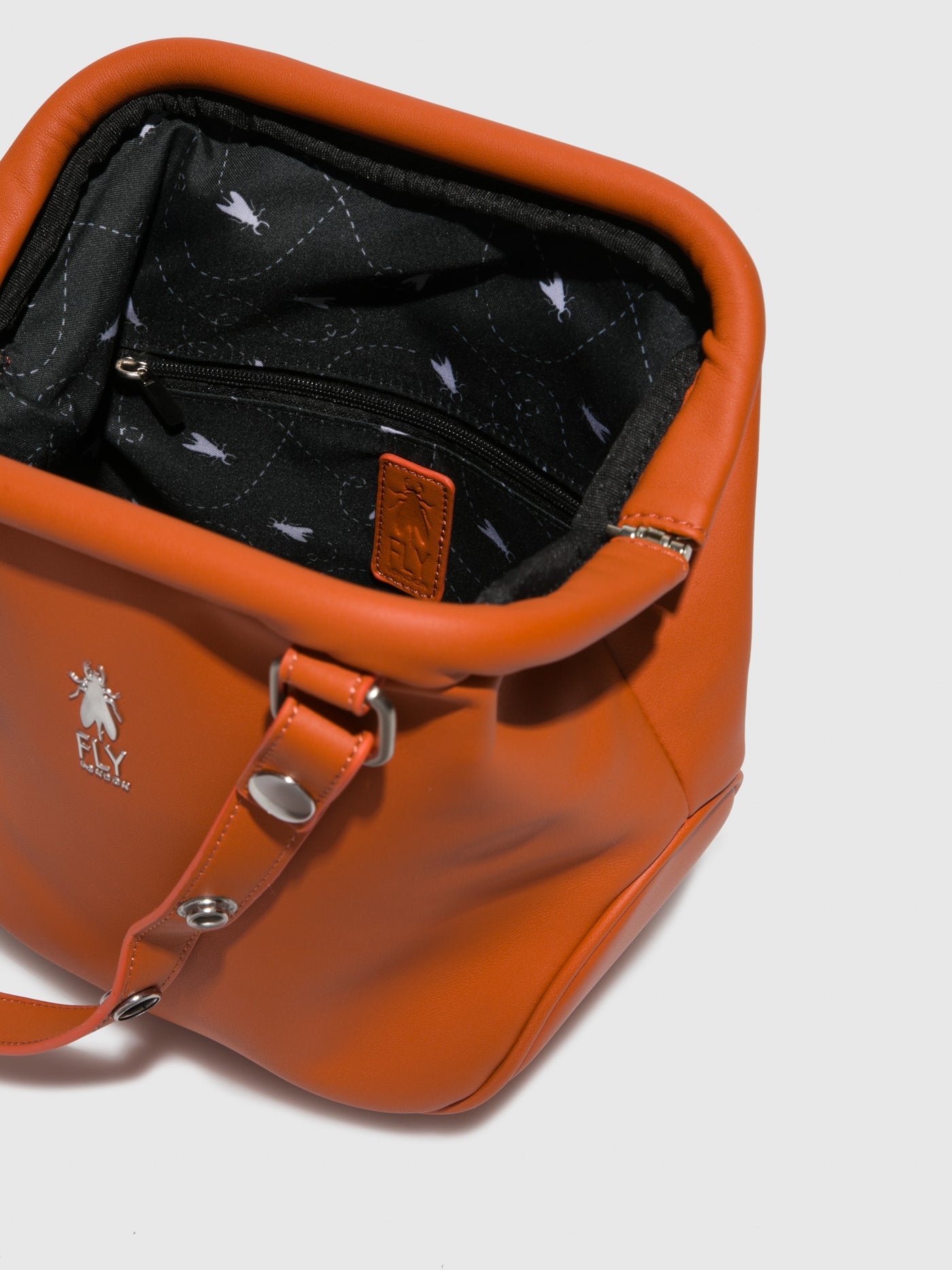 Darwin DarkOrange Fly London Shoulder Bag Women's Shoulder Bags | 954087RMJ