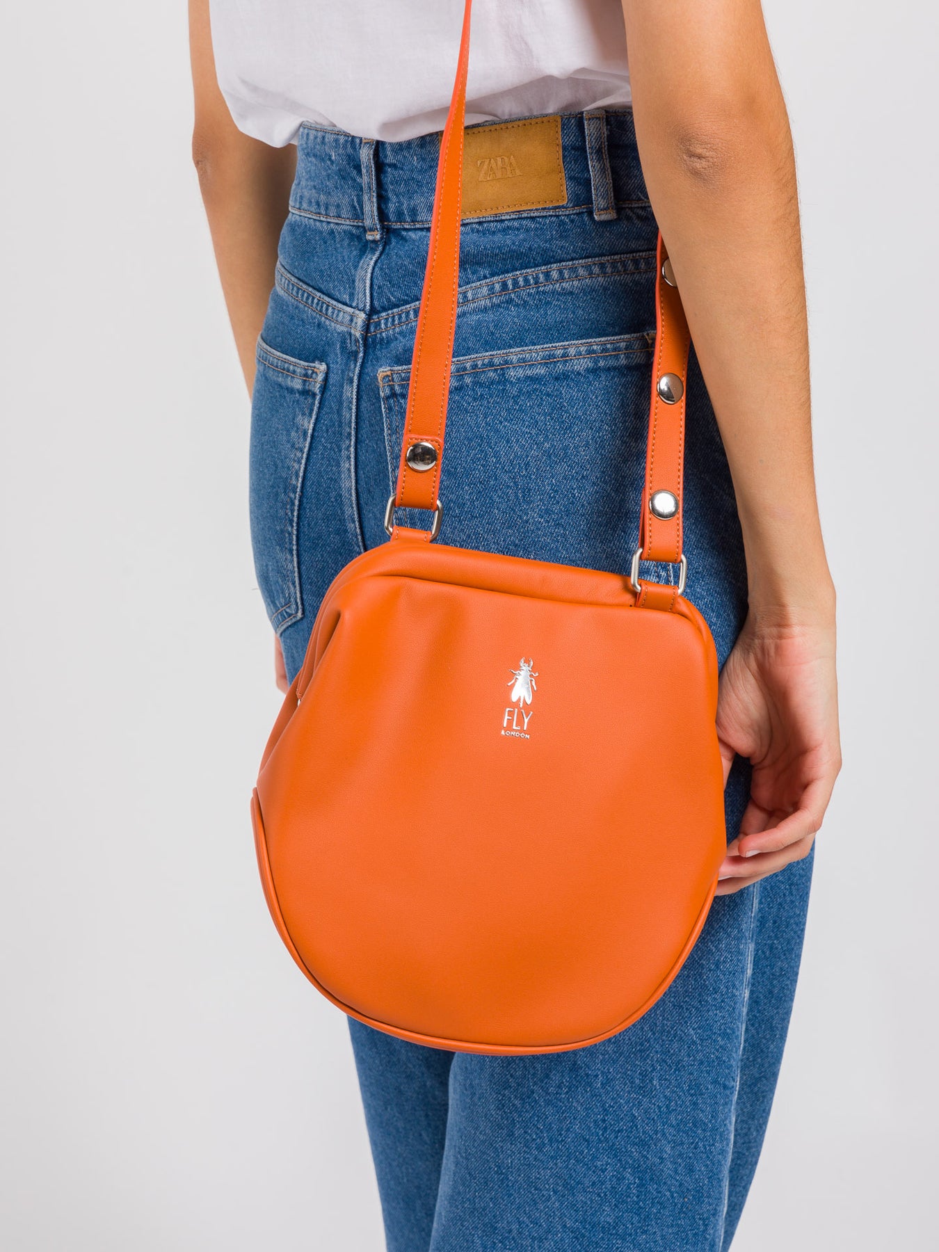 Darwin DarkOrange Fly London Shoulder Bag Women\'s Shoulder Bags | 954087RMJ