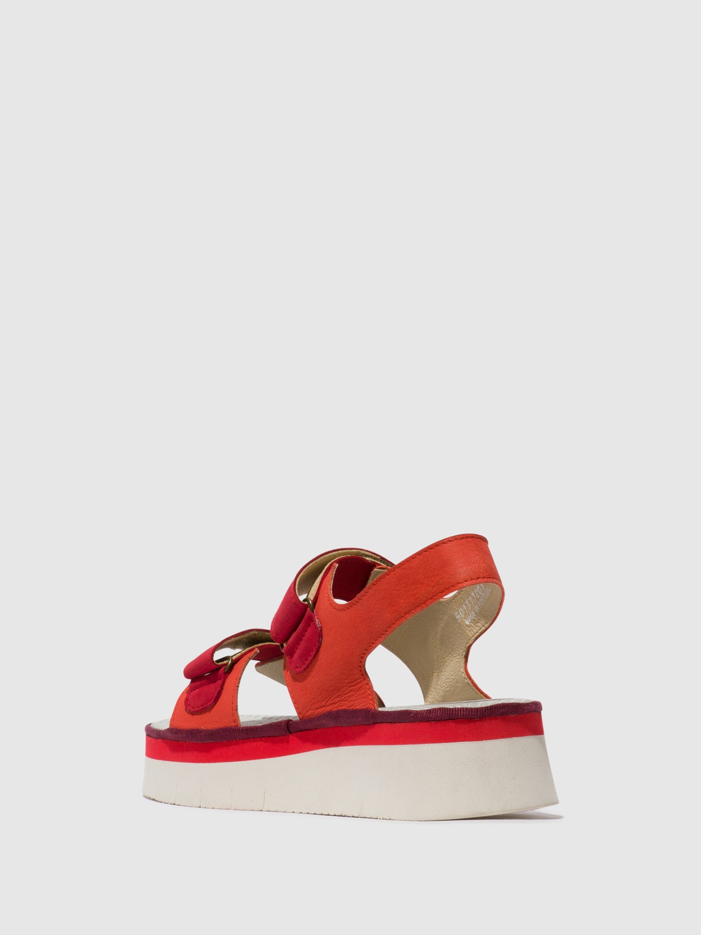 Devil Red/Lipstick Red Fly London Sling-Back Sandals Women's Sandals | 619470MVT