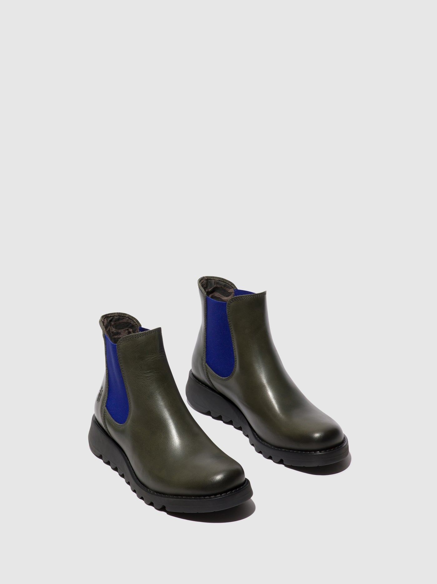 Diesel (Blue Elastic) Fly London Chelsea Boots Women's Ankle Boots | 150438ZRA