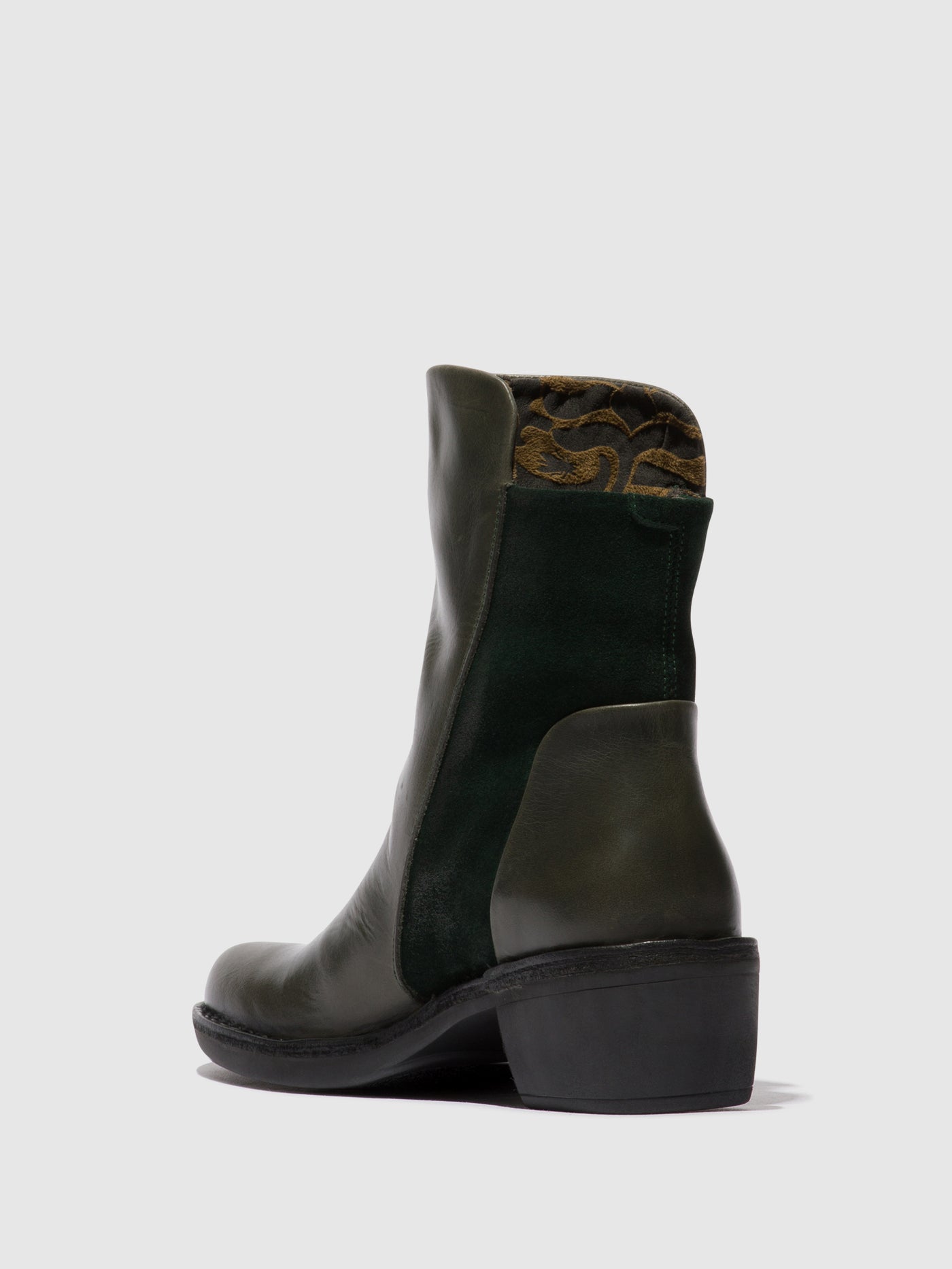Diesel/Green Forest Fly London Zip Up Boots Women's Ankle Boots | 695280THB