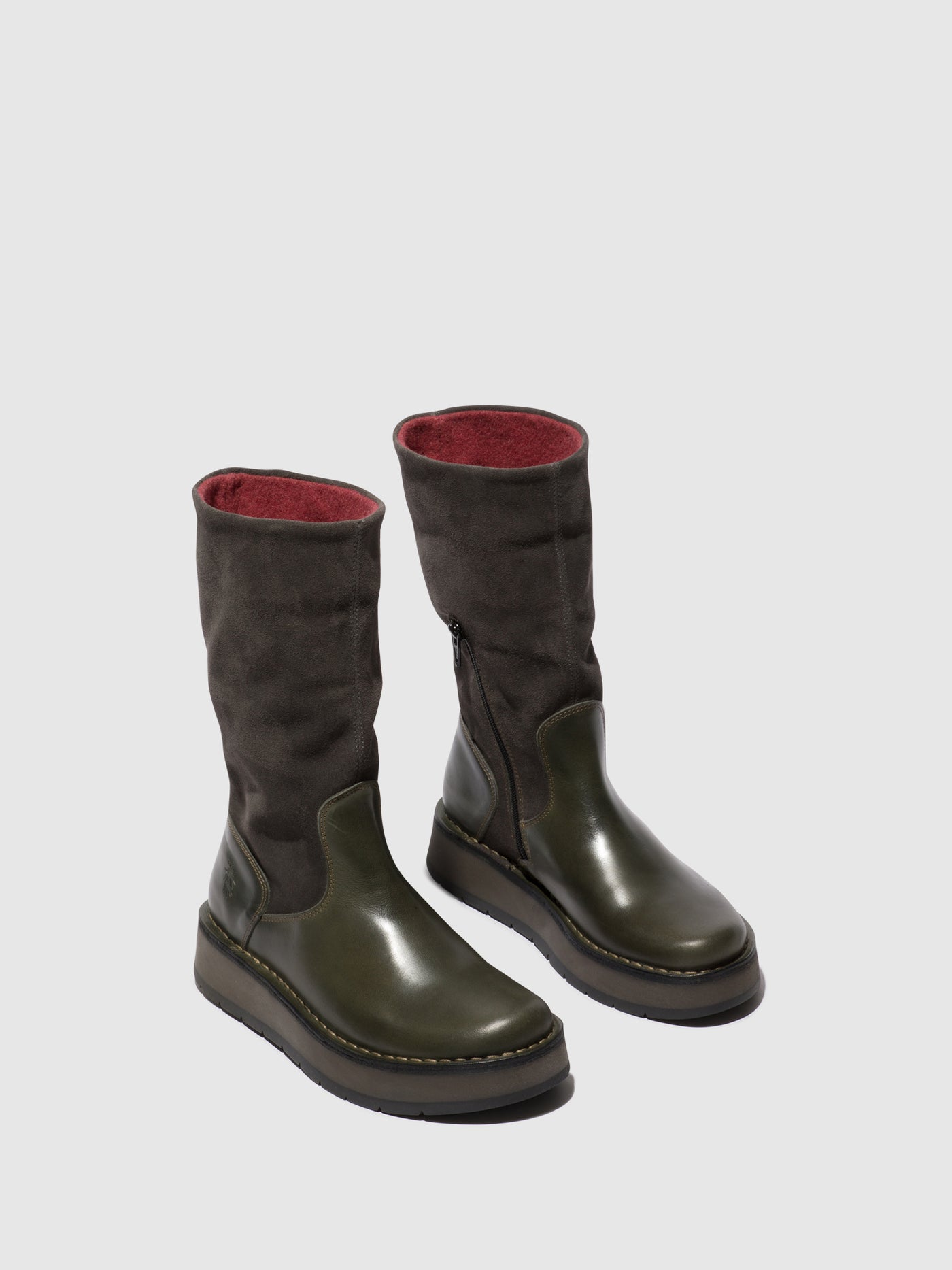 Diesel (Rose) Fly London Zip Up Boots Women's Boots | 510243SHN
