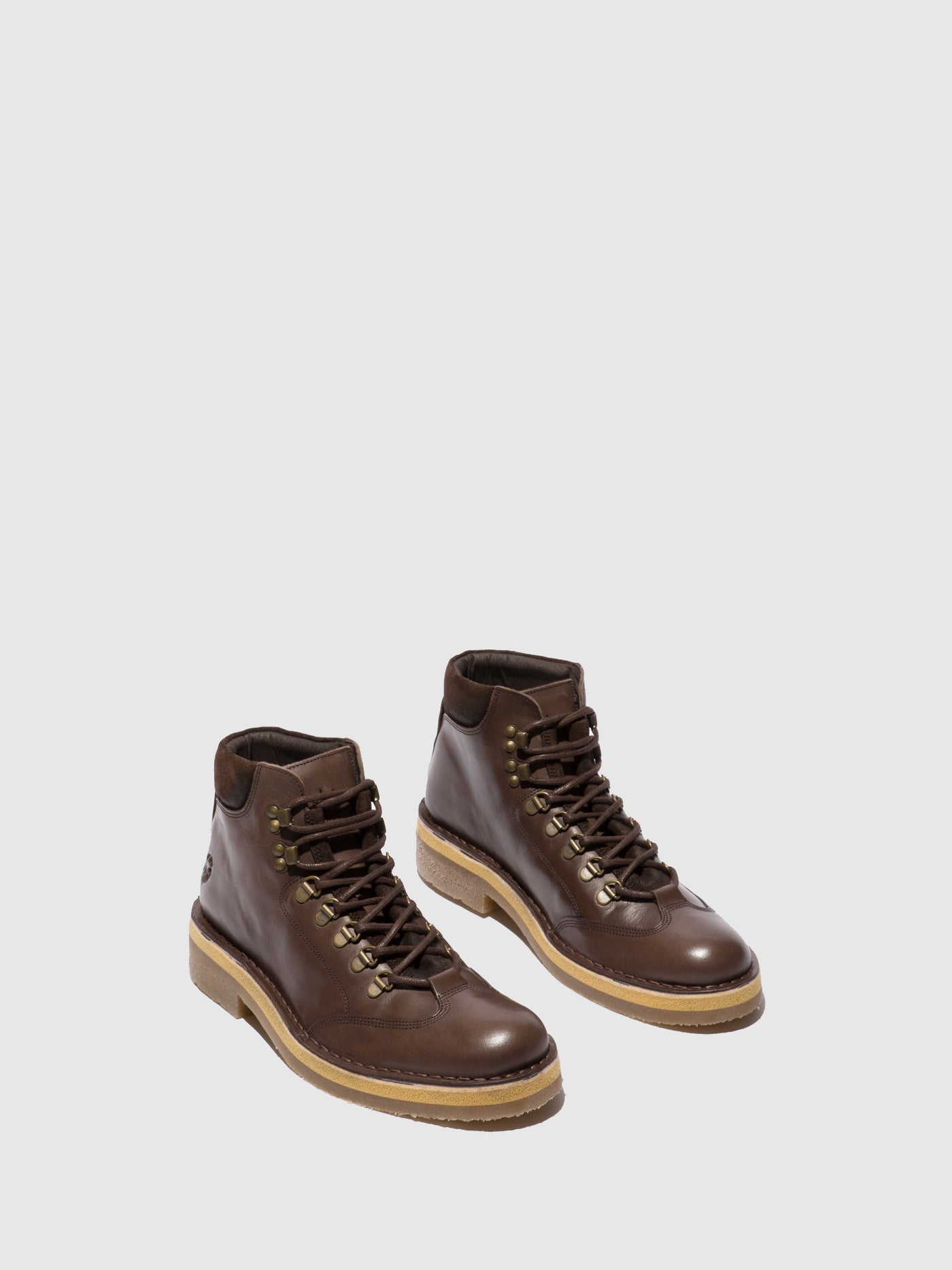 Eco/Oilsuede (Vegetal) Mocca Fly London Lace-up Boots Men's Ankle Boots | 709621QGD