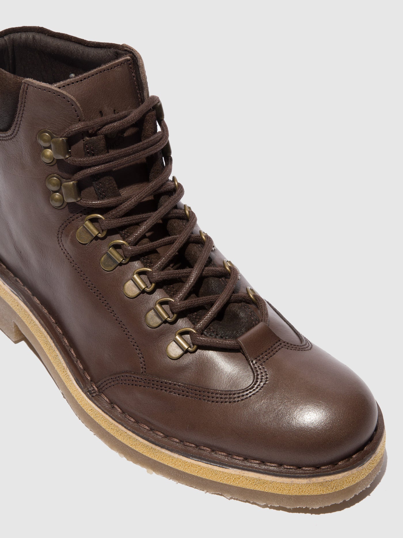 Eco/Oilsuede (Vegetal) Mocca Fly London Lace-up Boots Men's Ankle Boots | 709621QGD