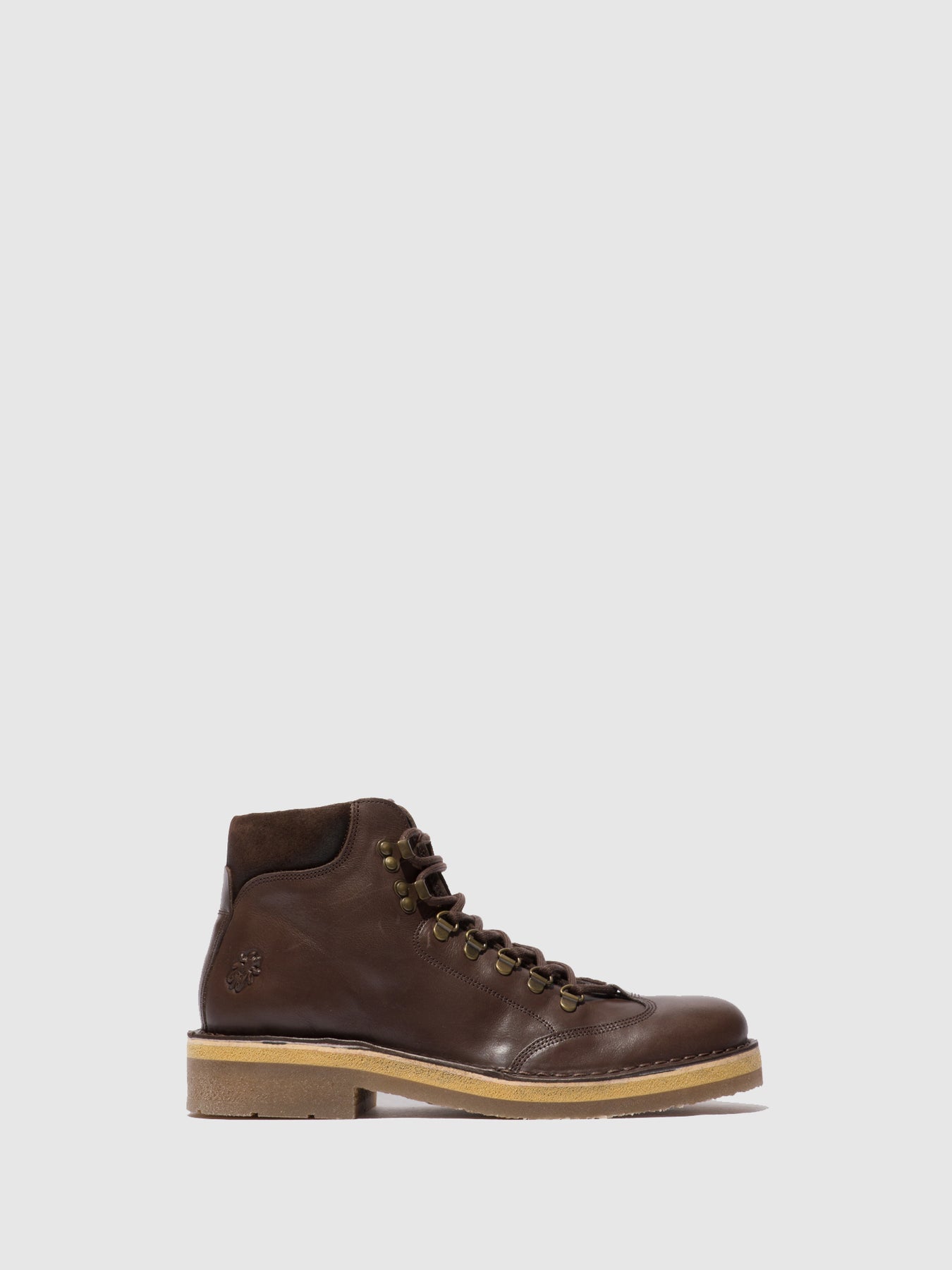 Eco/Oilsuede (Vegetal) Mocca Fly London Lace-up Boots Men\'s Ankle Boots | 709621QGD