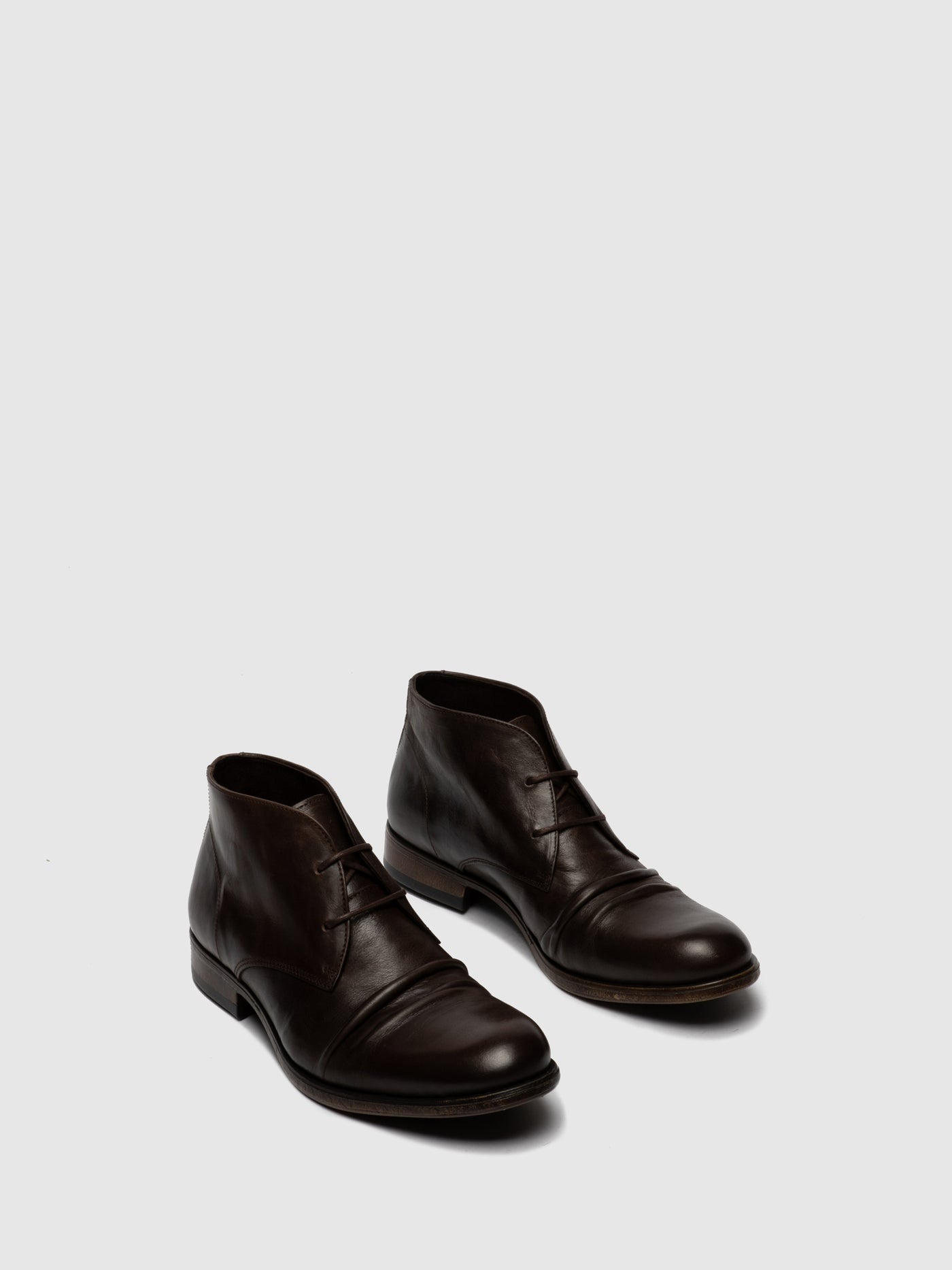 Eco(Vegetal) Mocca Fly London Lace-up Boots Men's Ankle Boots | 790643FVL