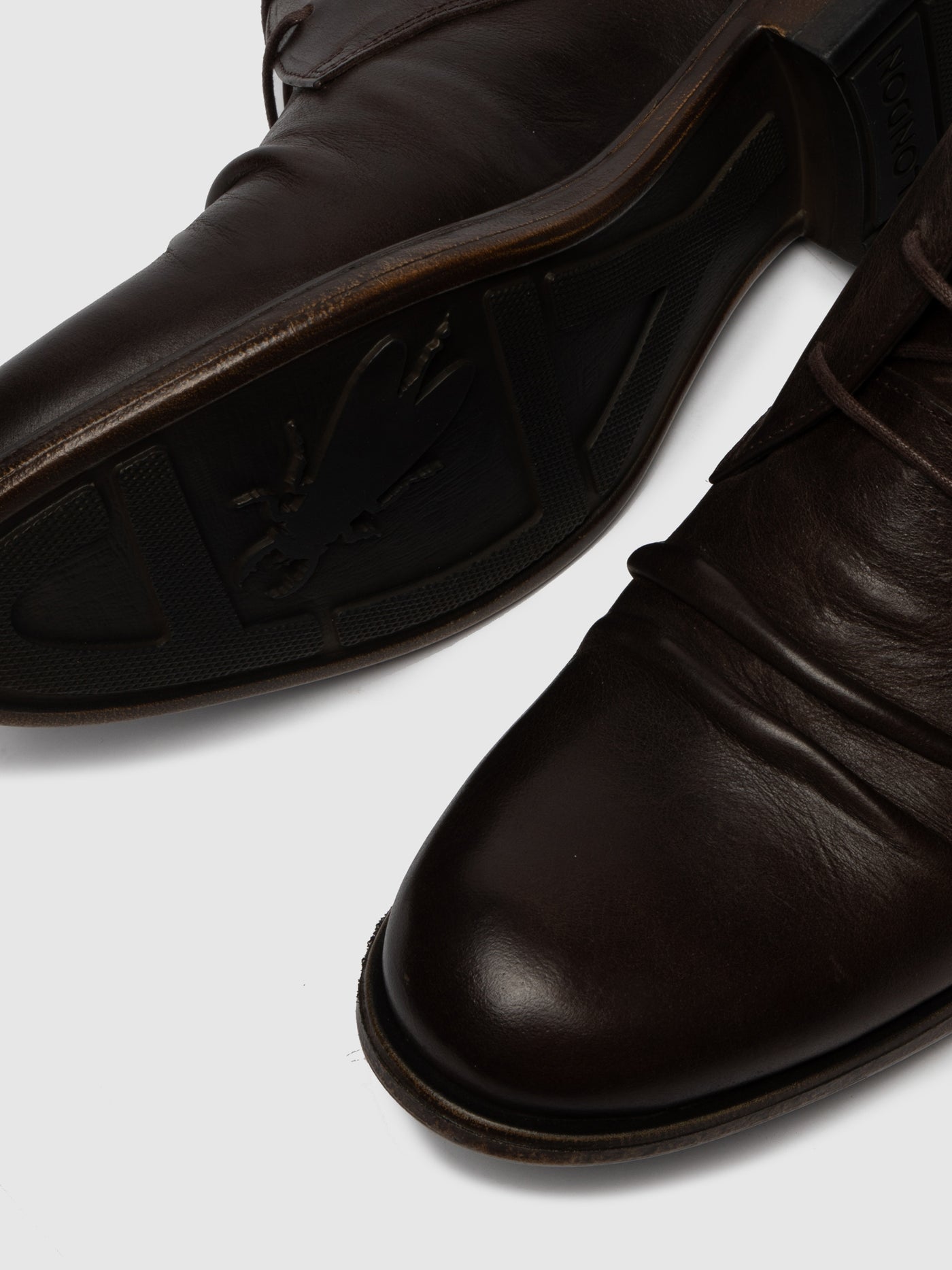 Eco(Vegetal) Mocca Fly London Lace-up Boots Men's Ankle Boots | 790643FVL