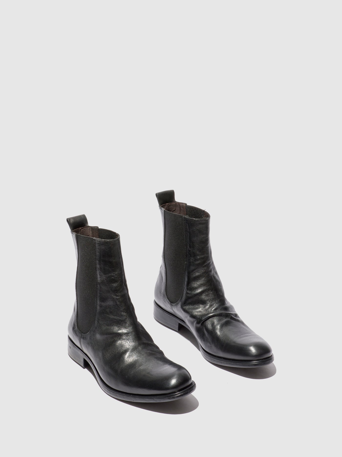 Estigma (Vegetal) Black Fly London Chelsea Boots Men's Ankle Boots | 469075TJR