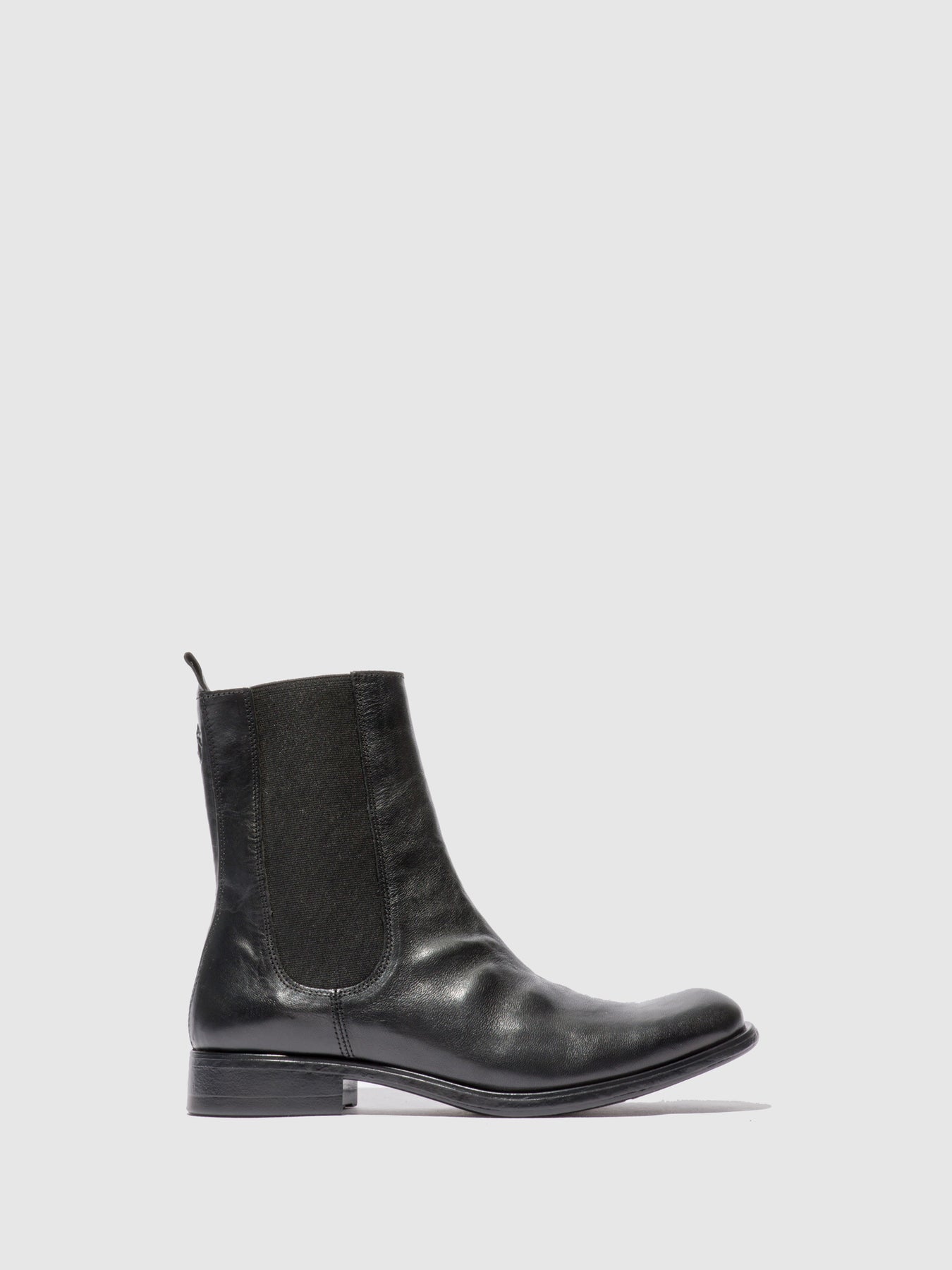 Estigma (Vegetal) Black Fly London Chelsea Boots Men\'s Ankle Boots | 469075TJR
