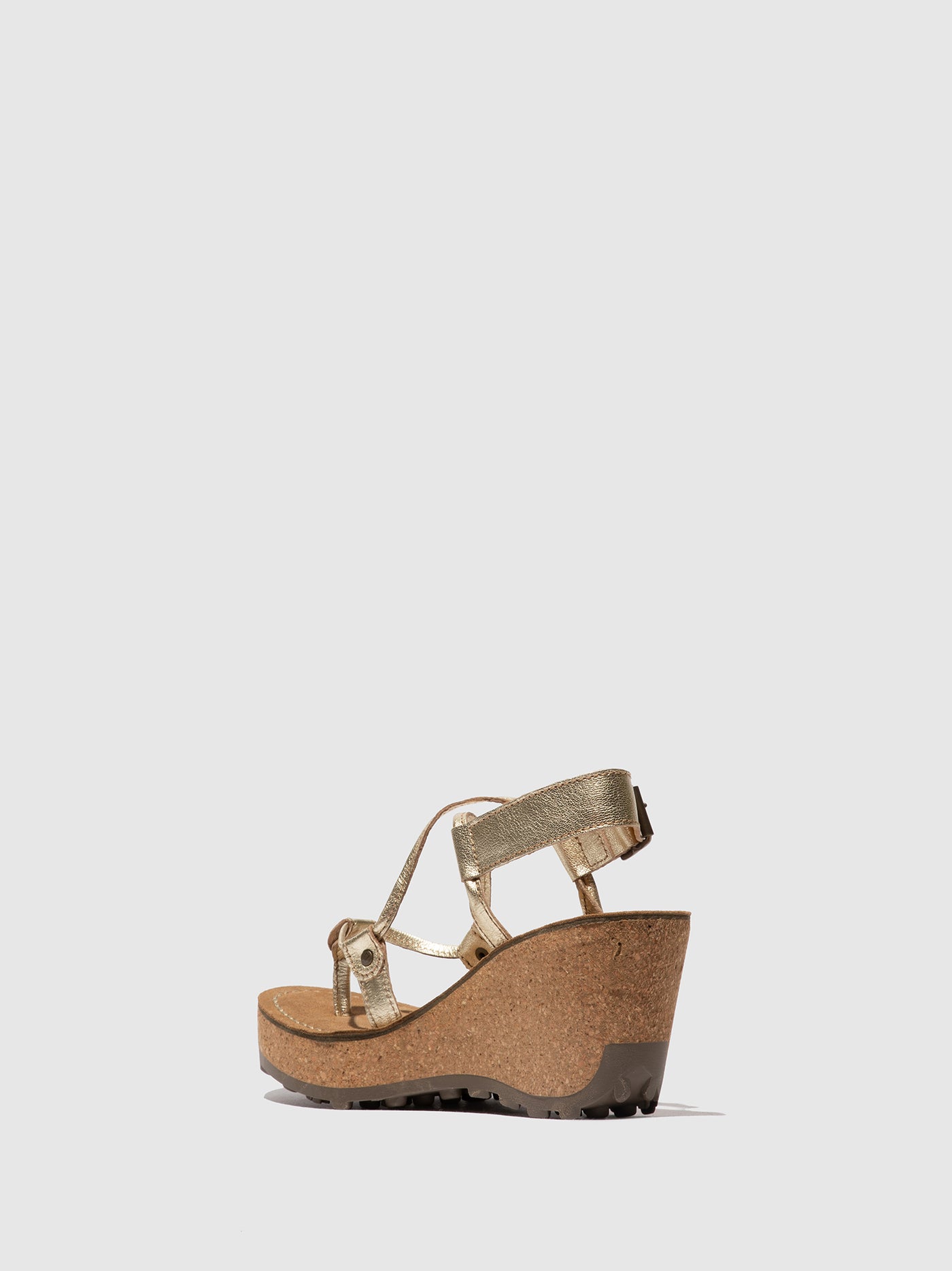Gold Fly London T-Strap Sandals Women's Sandals | 598172TPZ