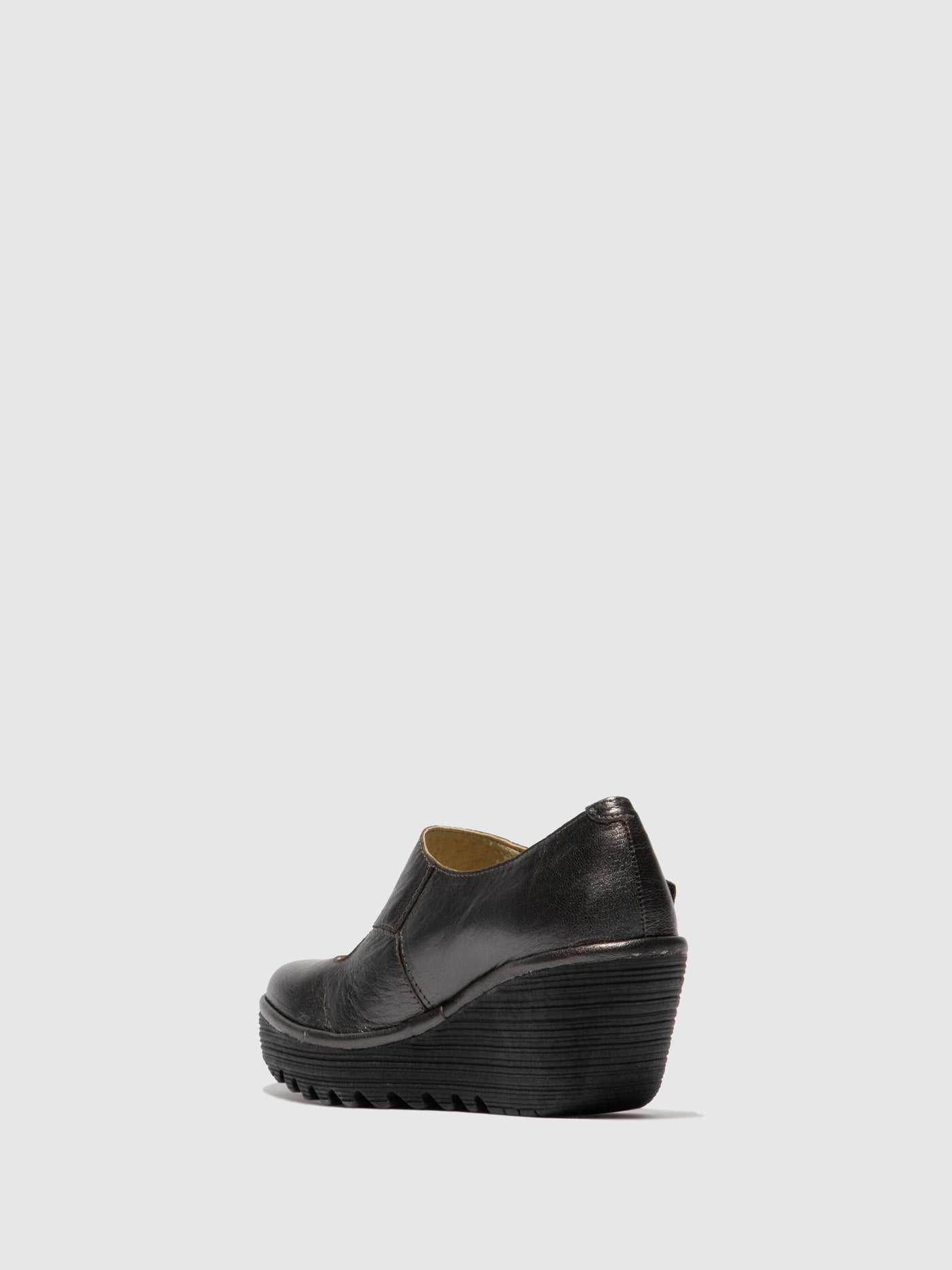 Graphite Fly London Wedge Shoes Women's Wedges | 504321EXP