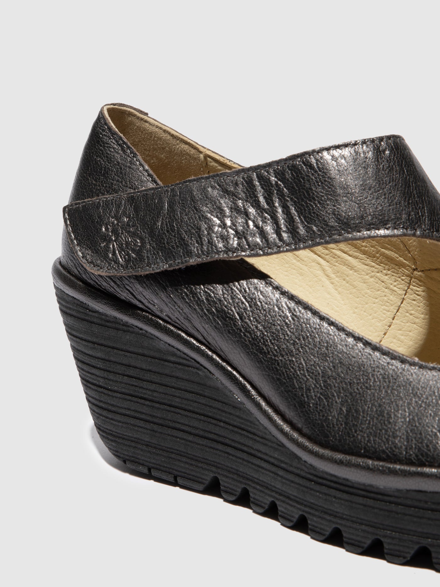 Graphite Fly London Wedge Shoes Women's Wedges | 504321EXP