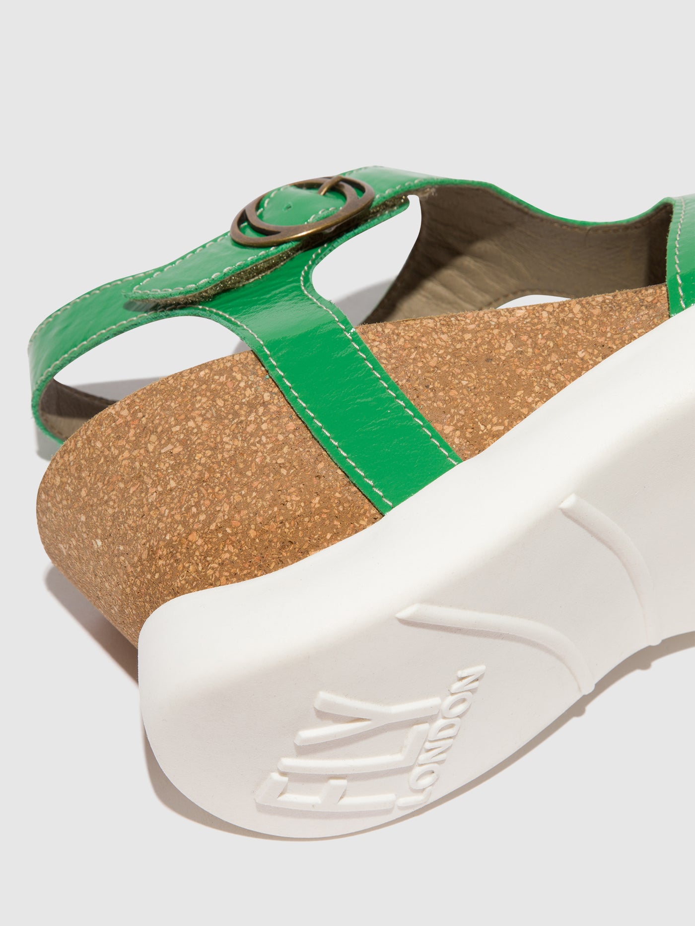 Green Fly London Buckle Sandals Women's Sandals | 728345HWE