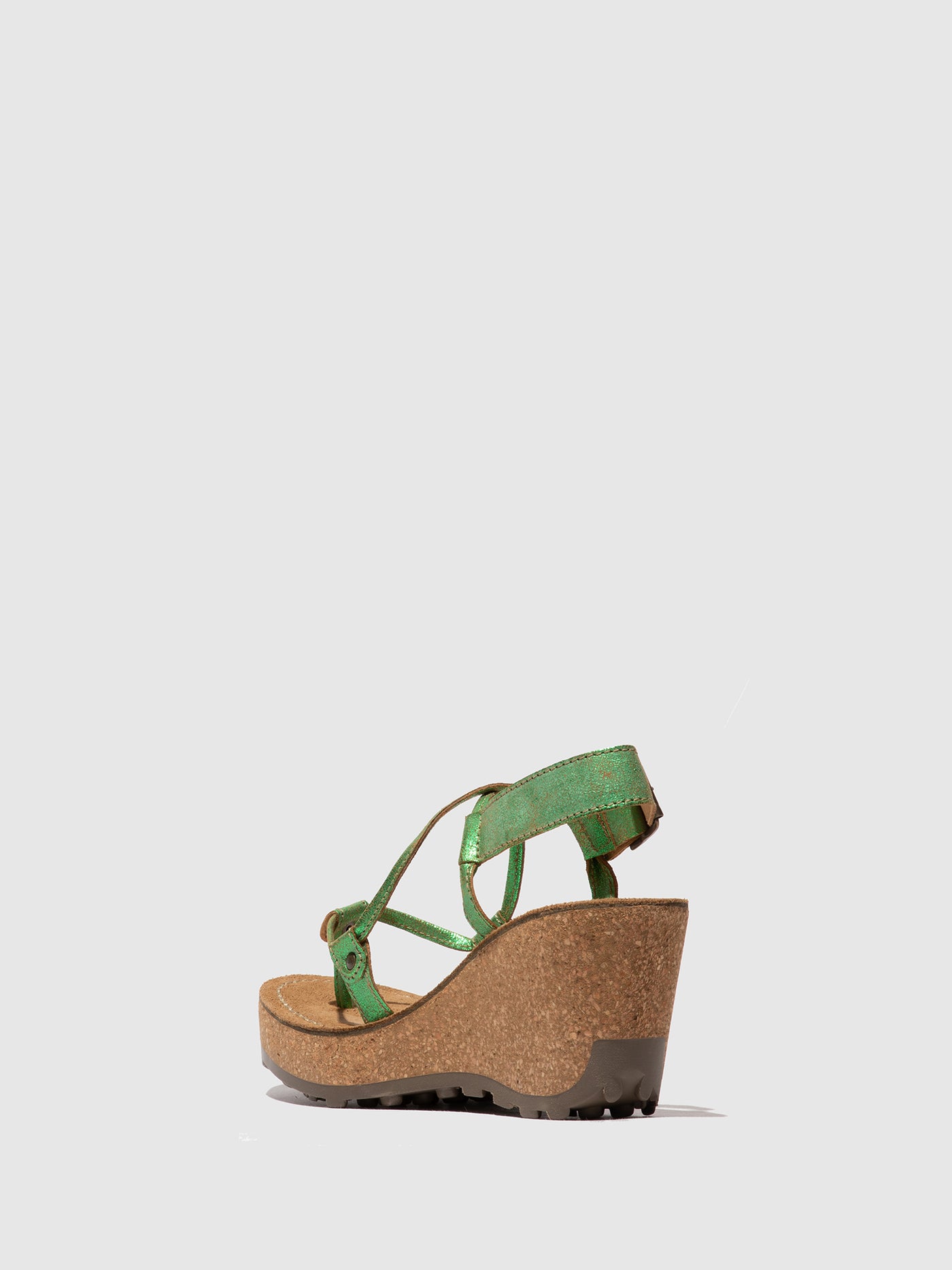 Green Fly London T-Strap Sandals Women's Sandals | 083694QWZ