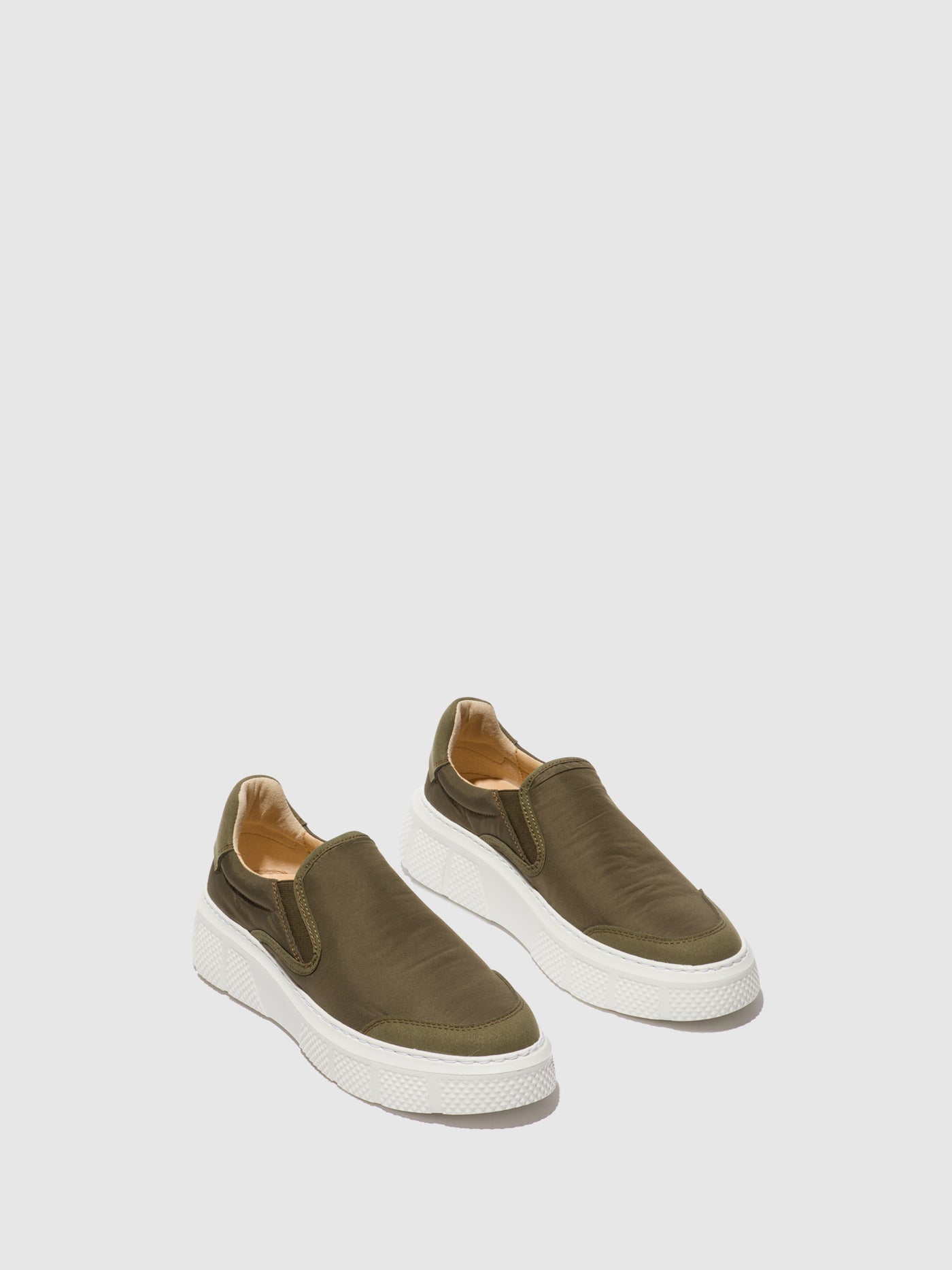Khaki Fly London Slip-on KHAKI Men's Sneakers | 012785BKG