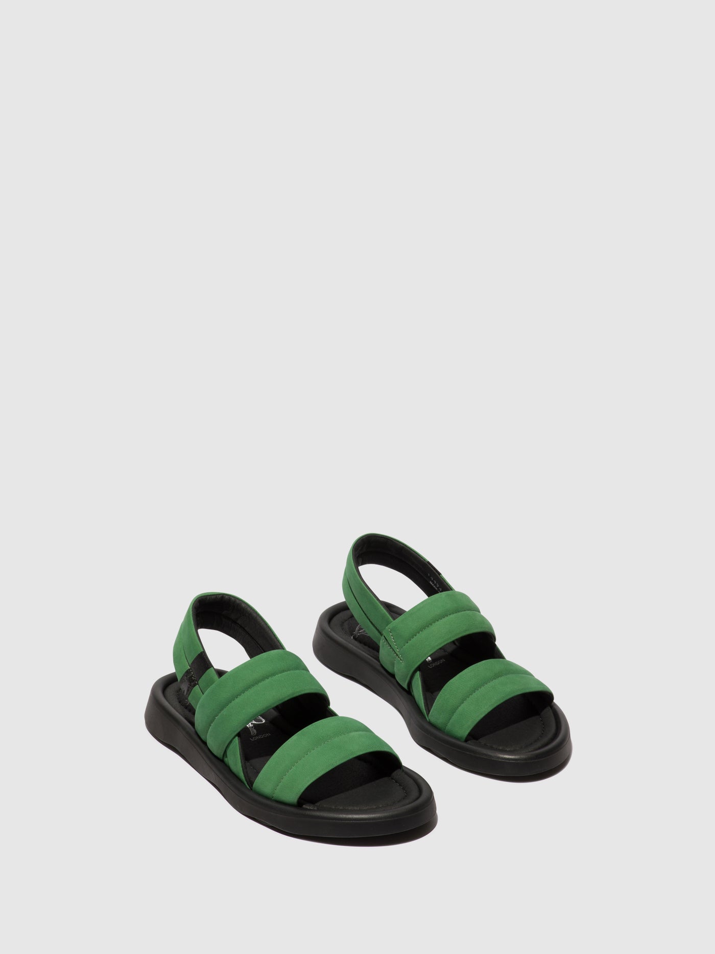 Lime Green Fly London Sling-Back Sandals Women's Sandals | 065423VDQ