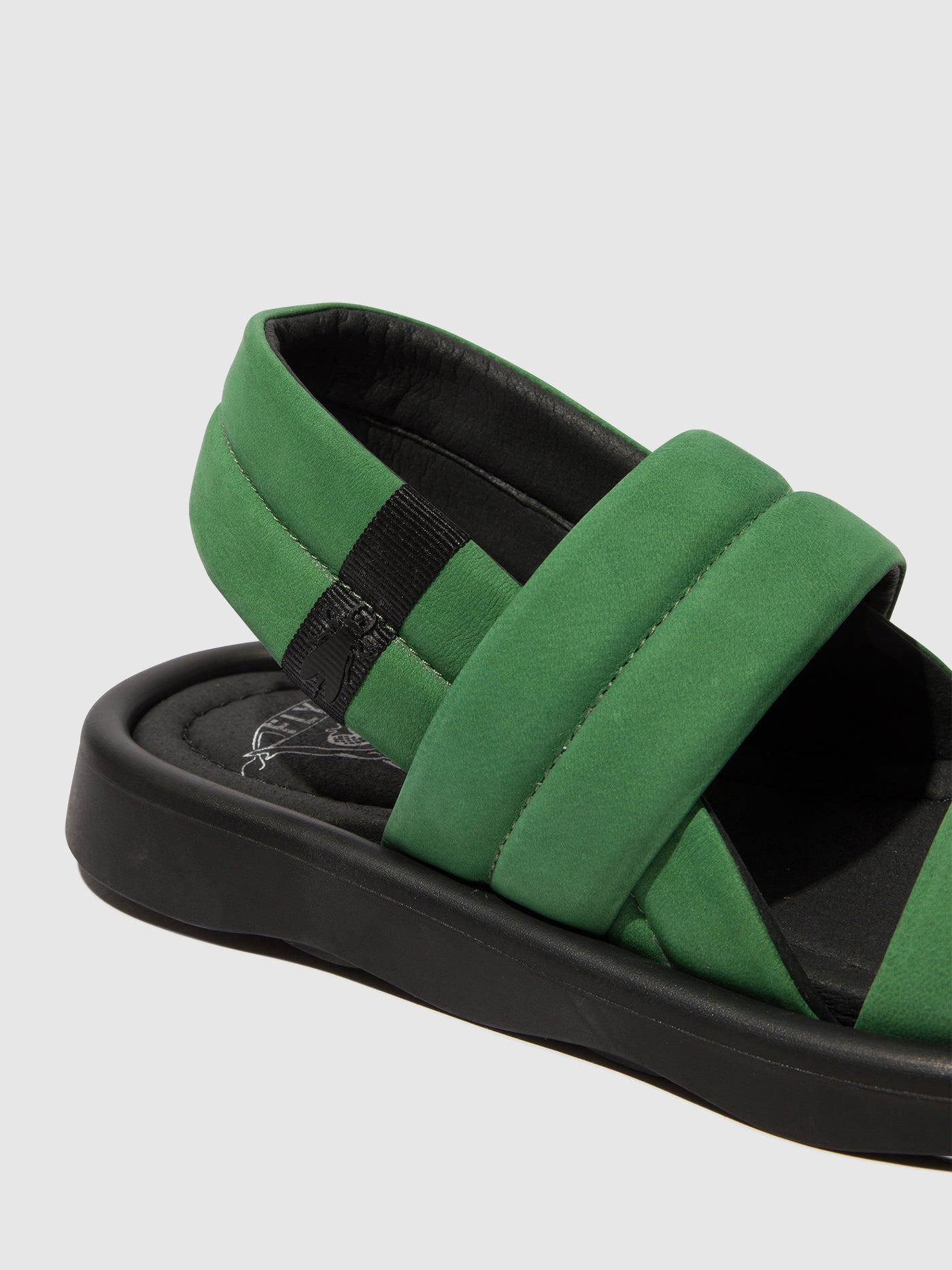 Lime Green Fly London Sling-Back Sandals Women's Sandals | 065423VDQ