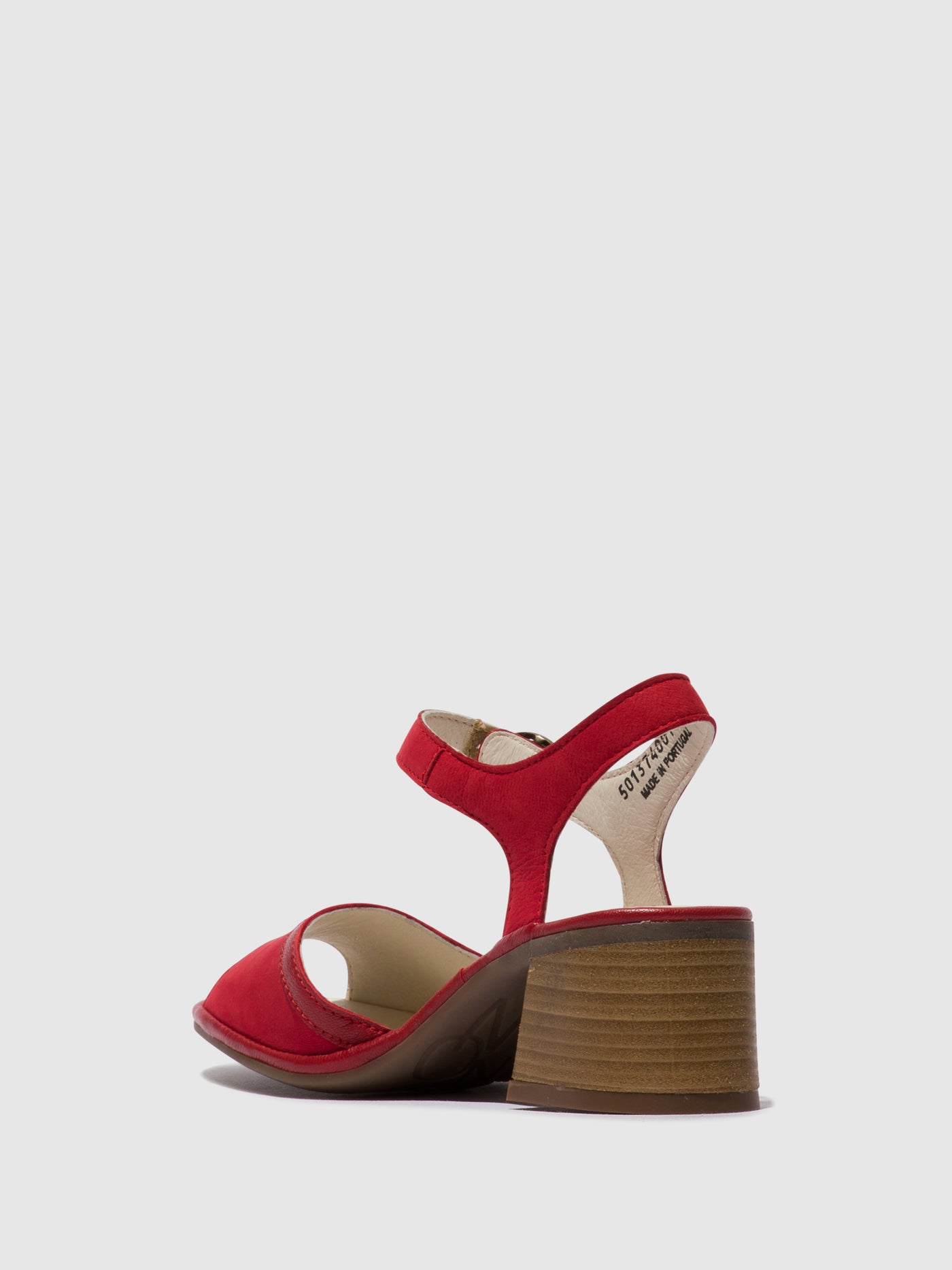 Lipstick Red Fly London Ankle Strap Sandals Women's Sandals | 246935IXF