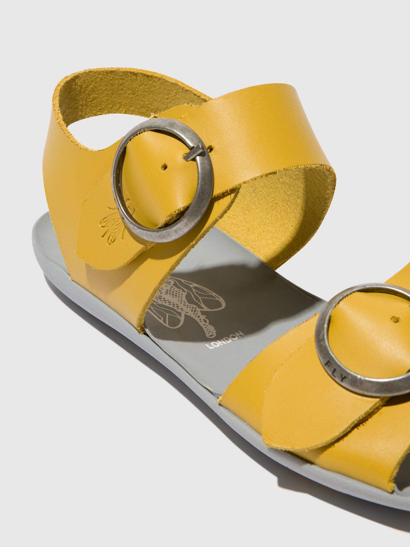 Mustard Fly London Buckle Sandals Women's Sandals | 713659RVM