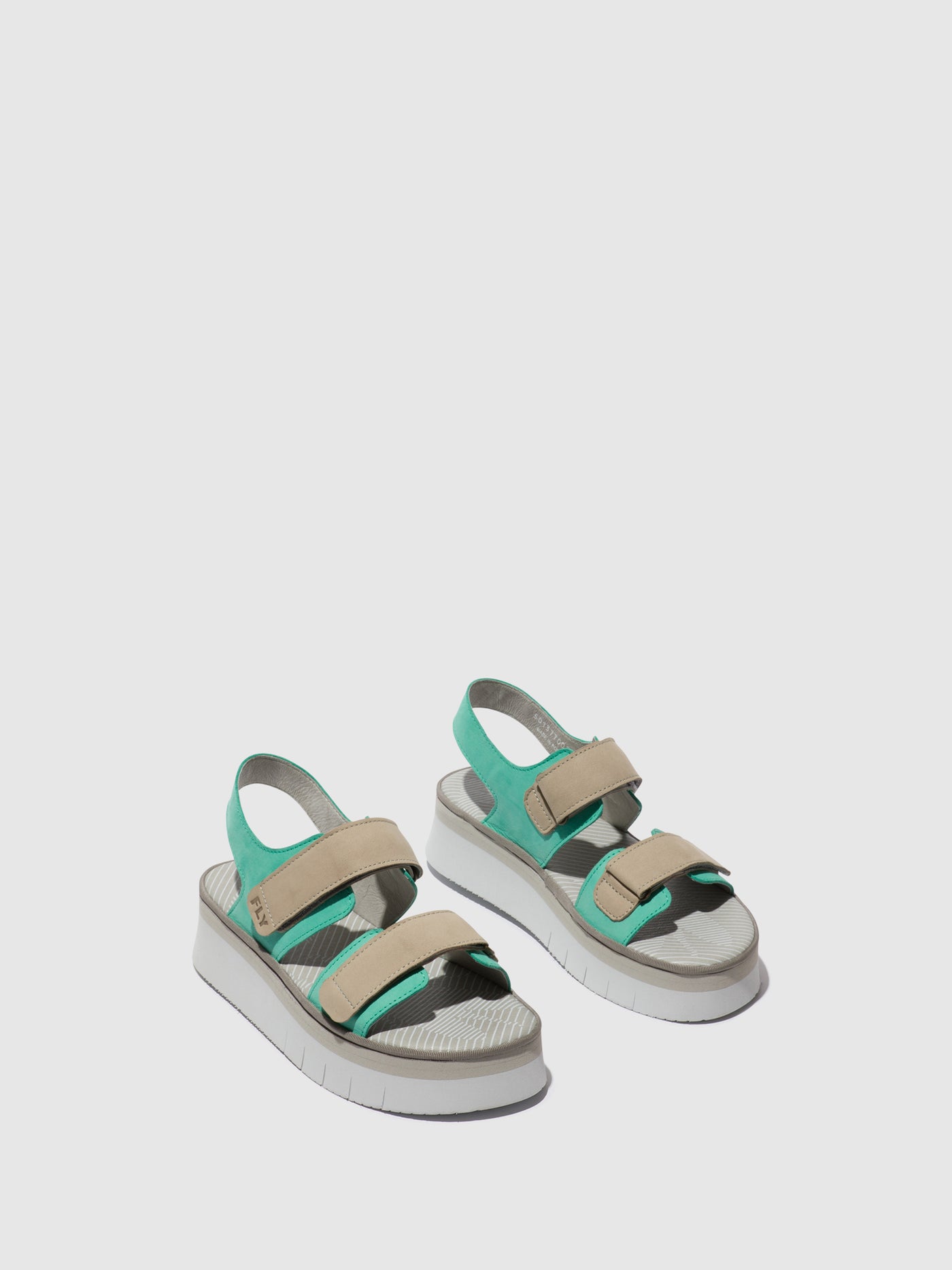 Mynt/Cloud Fly London Sling-Back Sandals Women's Sandals | 951634FXM