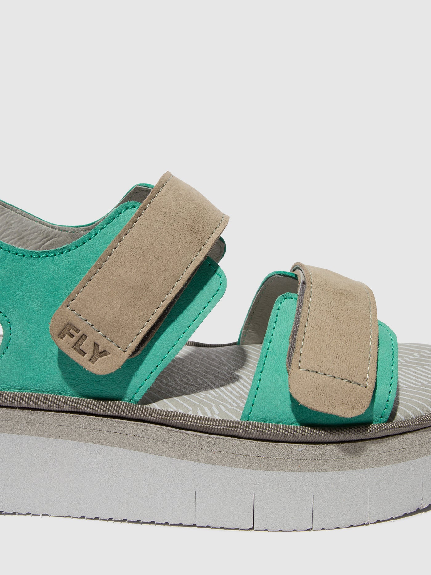 Mynt/Cloud Fly London Sling-Back Sandals Women's Sandals | 951634FXM