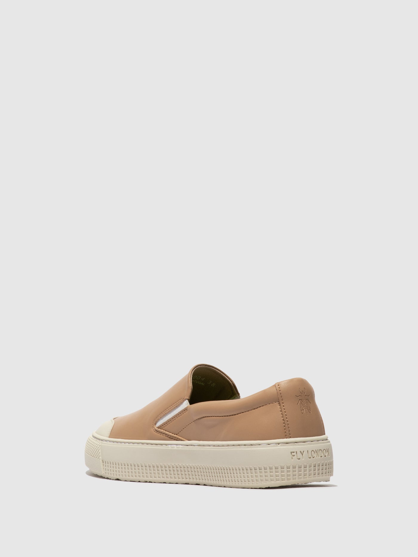 Nougat Fly London Slip-on Women's Sneakers | 127456ESA